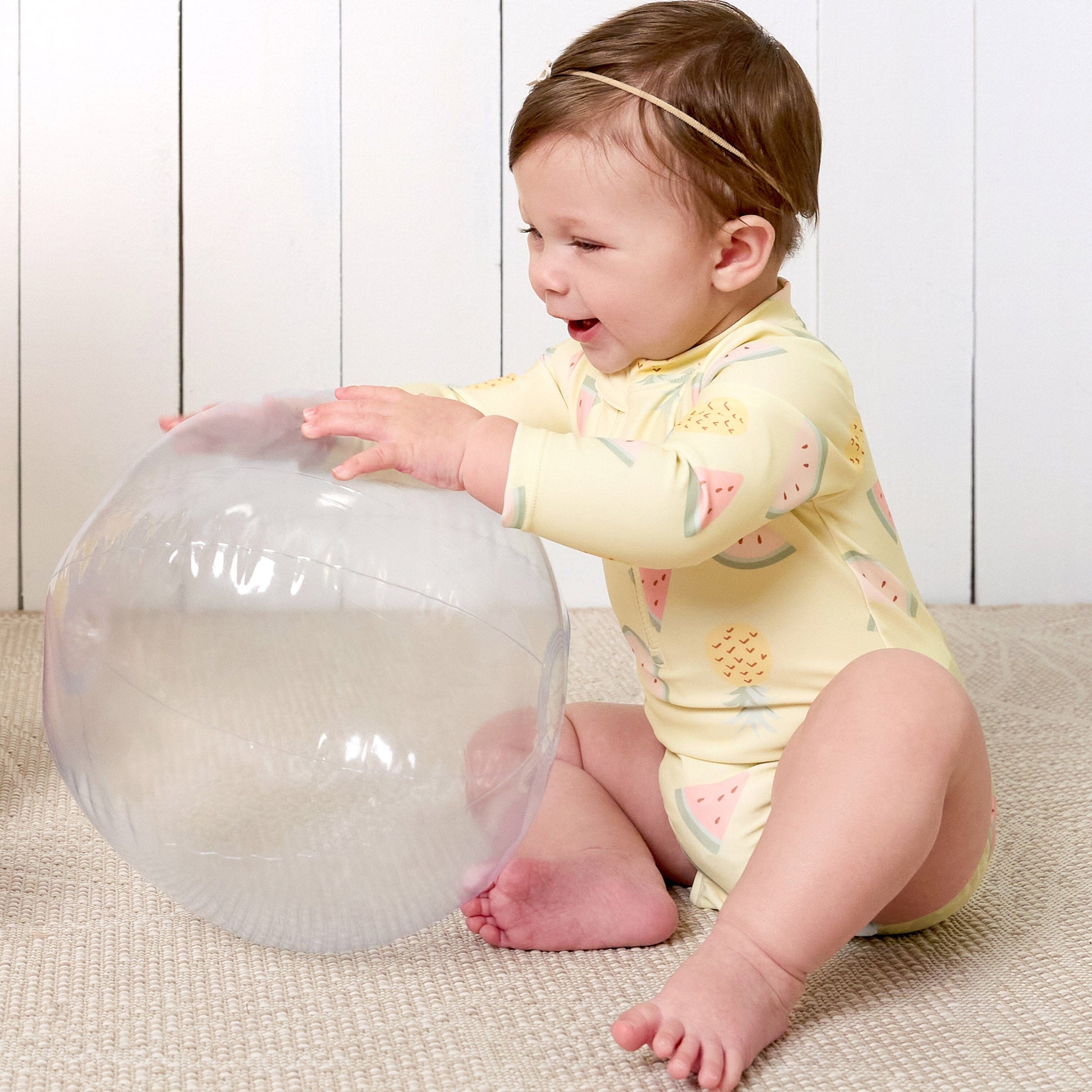 Baby Girls UPF 50+ Fruit Rash Guard