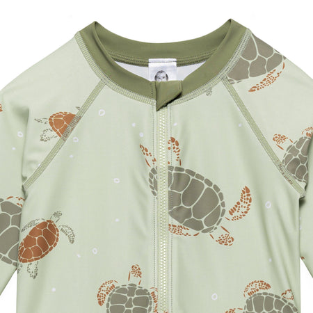 Toddler Boys UPF 50+ Turtle Rash Guard