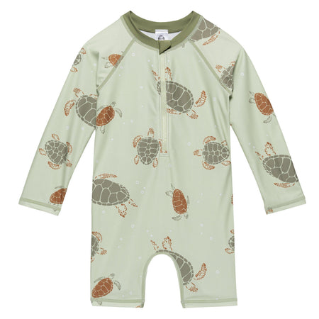 Toddler Boys UPF 50+ Turtle Rash Guard