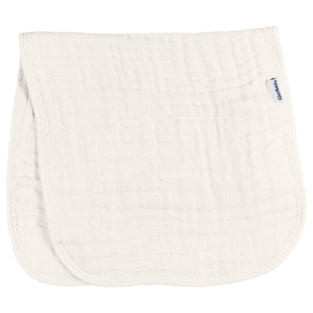 6-Pack Baby Neutral Vanilla Muslin Burp Cloths