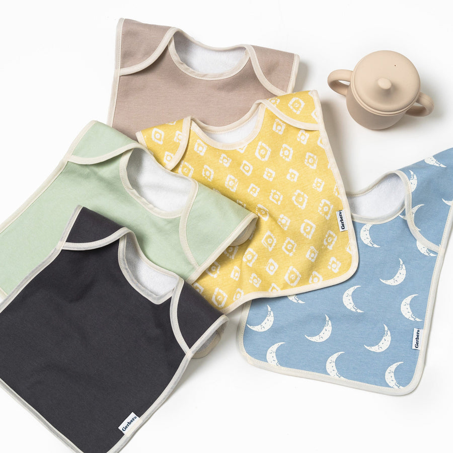 Bushland Bear Jersey Bib 5 Pack in Multi