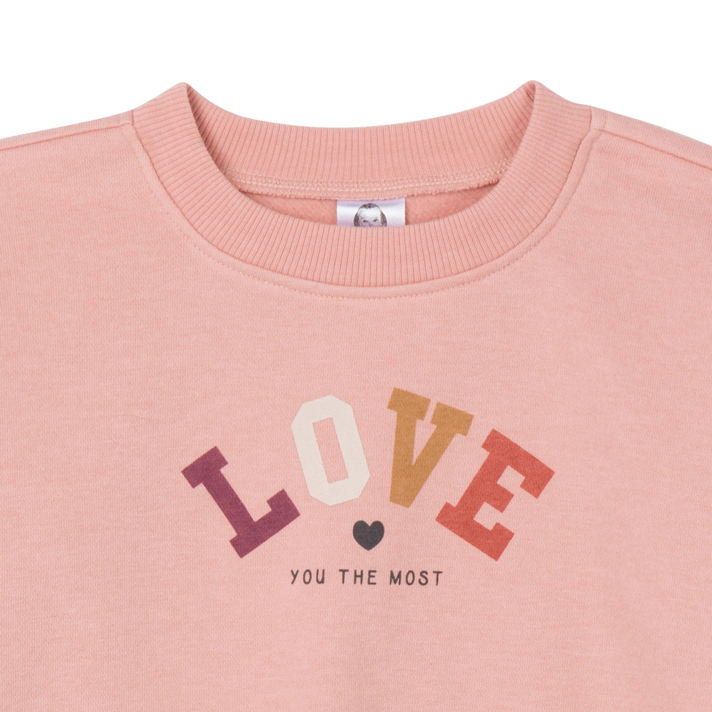 2-Piece Baby & Toddler Girls Peach Fleece Set