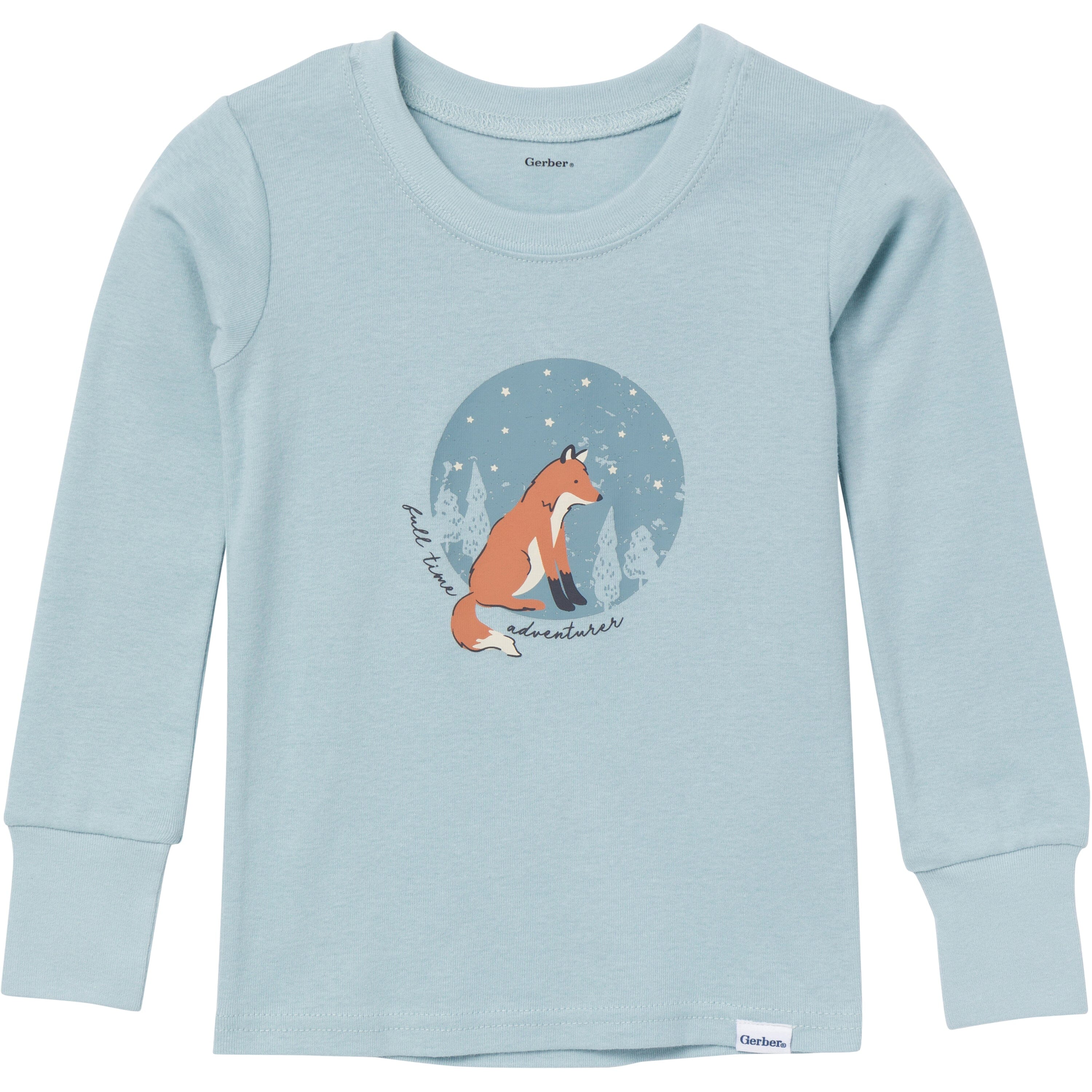 2-Piece Infant & Toddler Boys Fox Tight Fitting Pajama Set
