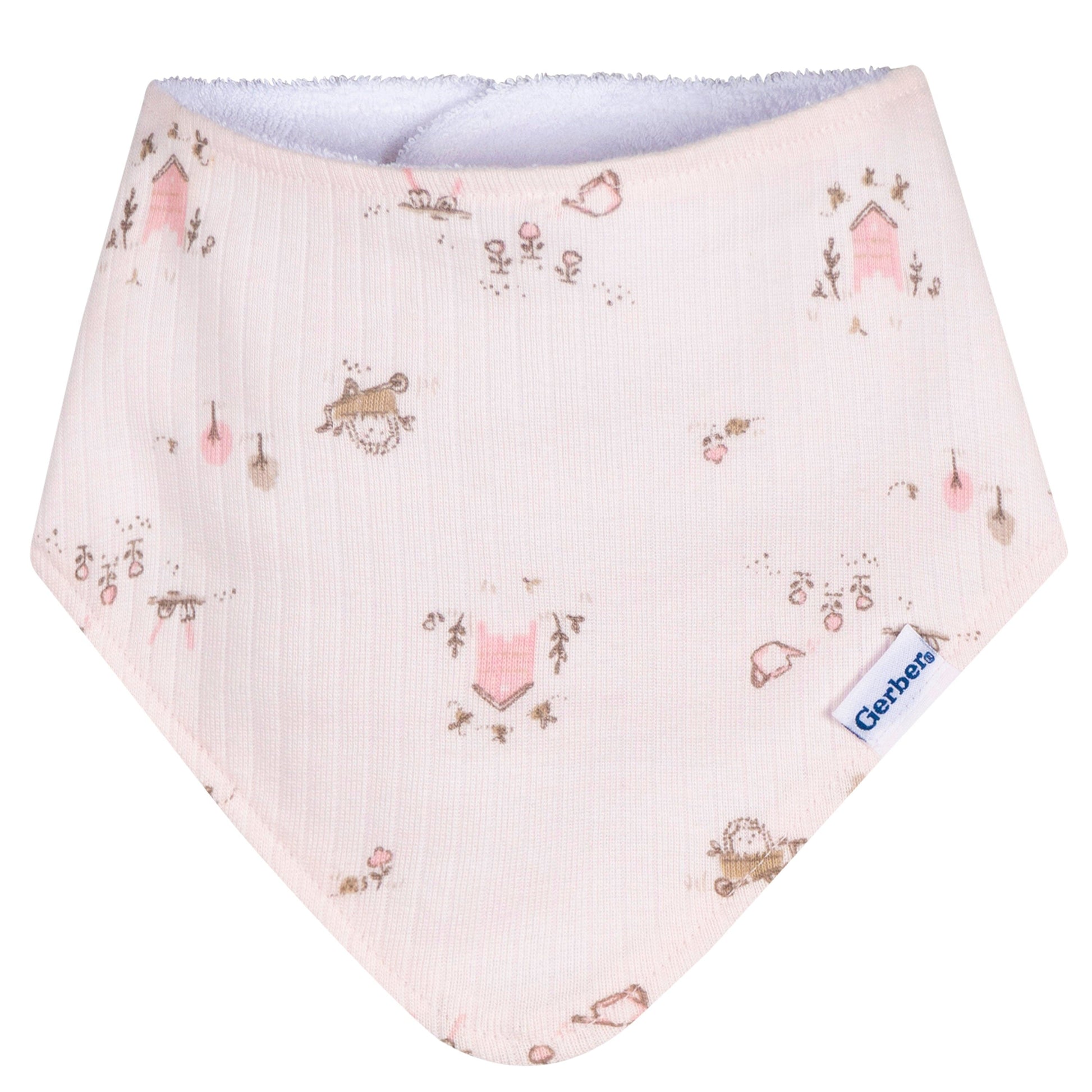 8-Piece Baby Girls Garden Footless Pajama and Accessories Bundle Gerber Childrenswear 