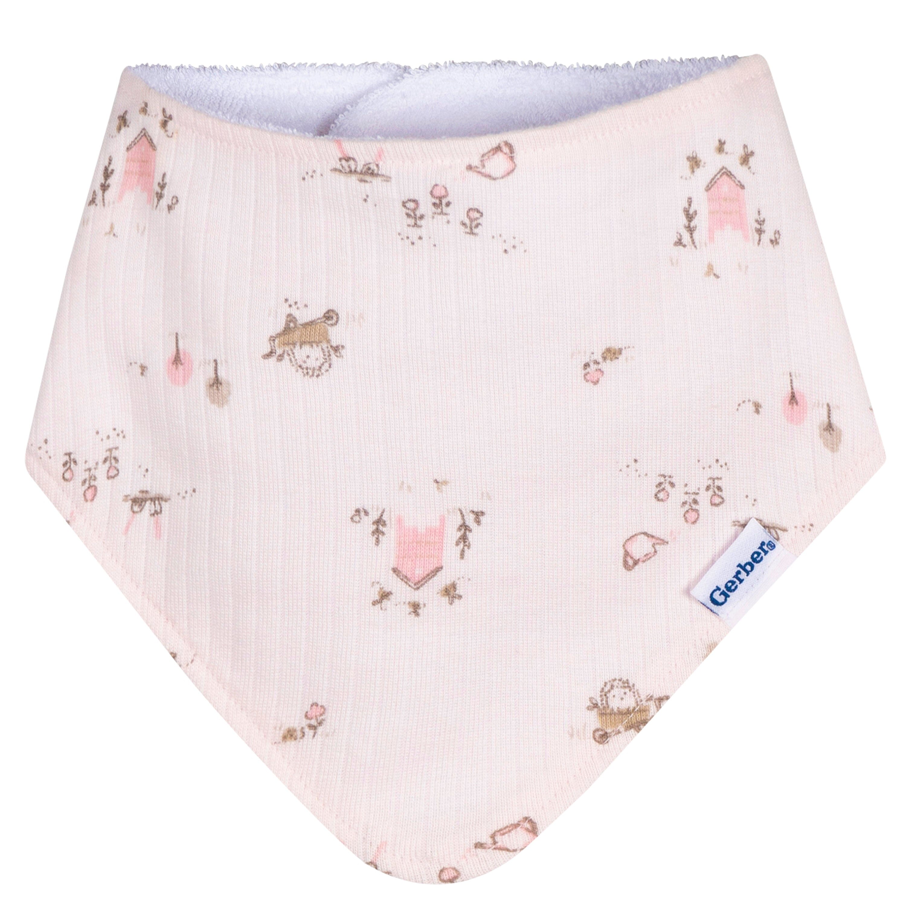 8-Piece Baby Girls Garden Footless Pajama and Accessories Bundle Gerber Childrenswear 