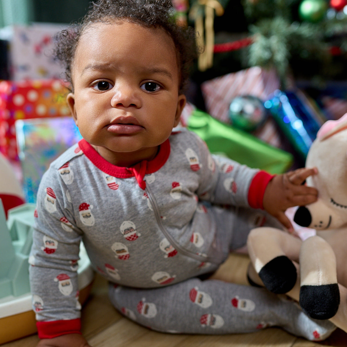 Baby Neutral Santa Sleep 'N Play sleepwear Gerber® 