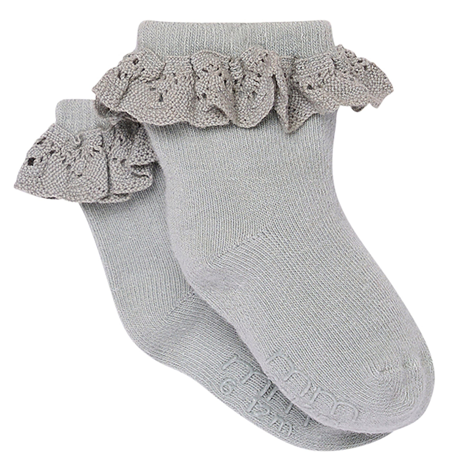 3-Pack Baby Girls Neutral Lace Socks socks modern moments™ by Gerber® 