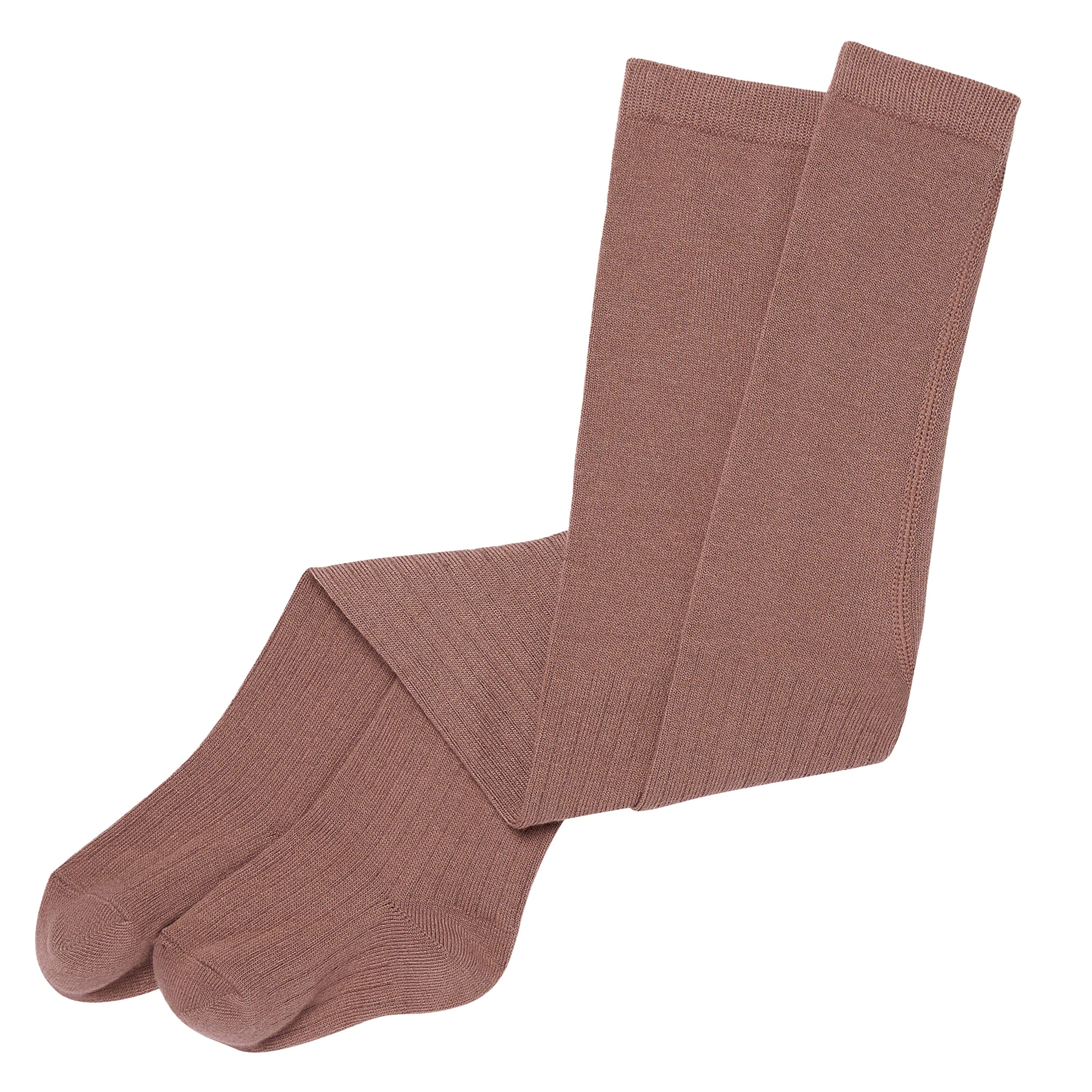 2-Pack Baby Girls Brown & Ivory Pointelle Ribbed Tights socks modern moments™ by Gerber® 