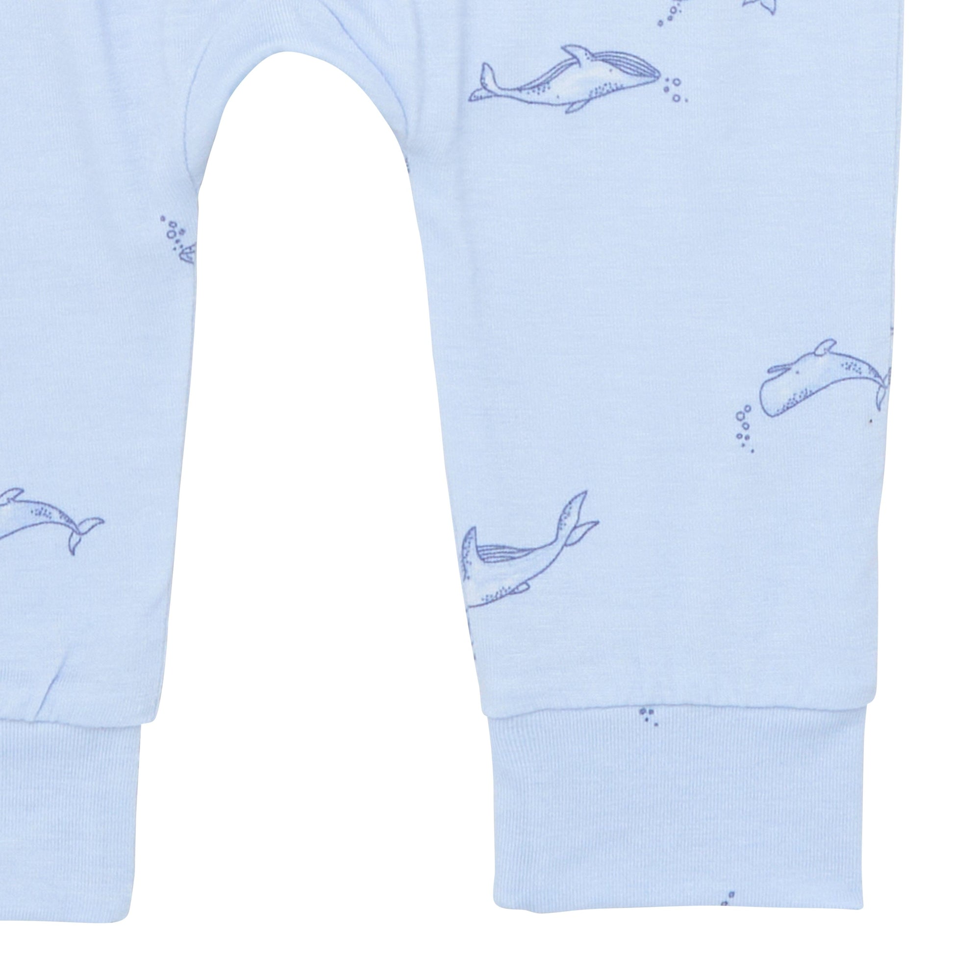 4-Pack Baby Boys Light Blue Whale Bodysuit and Pant Set outfits Modern Moments™ by Gerber® 