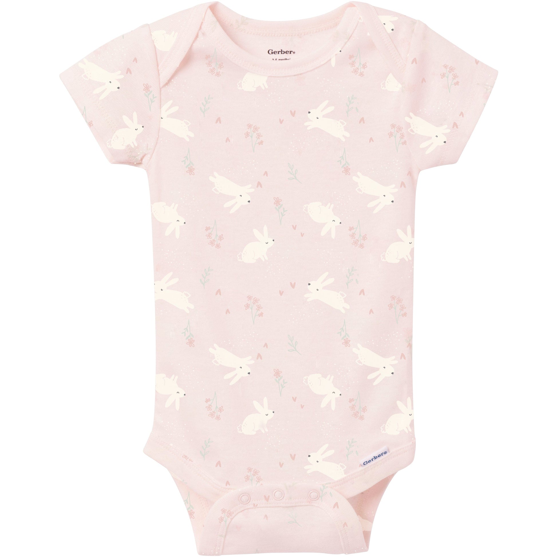 3-Pack Baby Girls Sunny Bunny Onesies® Bodysuits