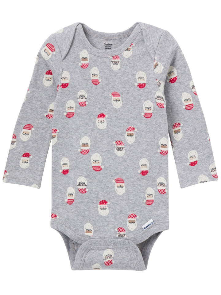 3-Pack Baby Neutral Jolly Long Sleeve Onesies® Bodysuits onesies Gerber® 