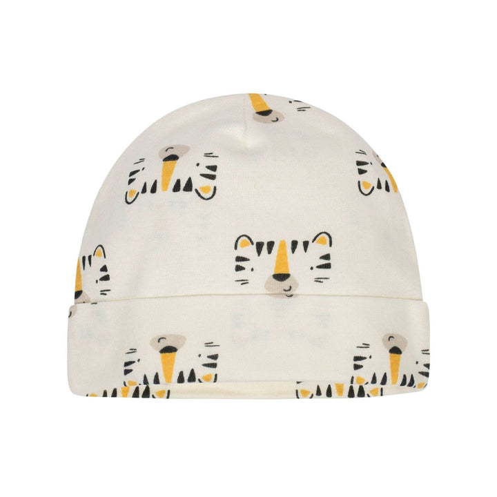 12-Pack Baby Boys Tiger Cap and Mitten Set