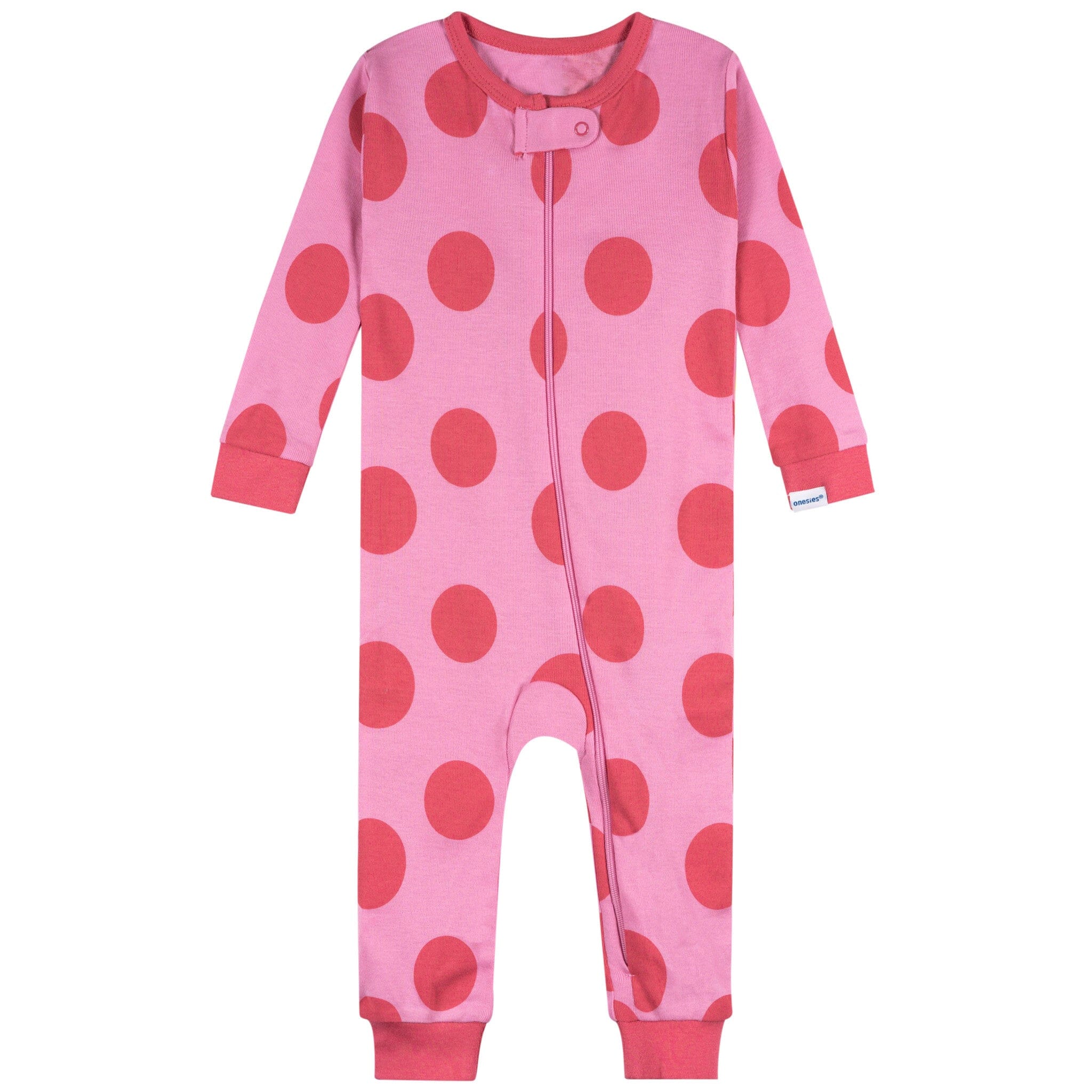 3-Pack Baby Girls Starry Nights Snug Fit Footless Pajamas