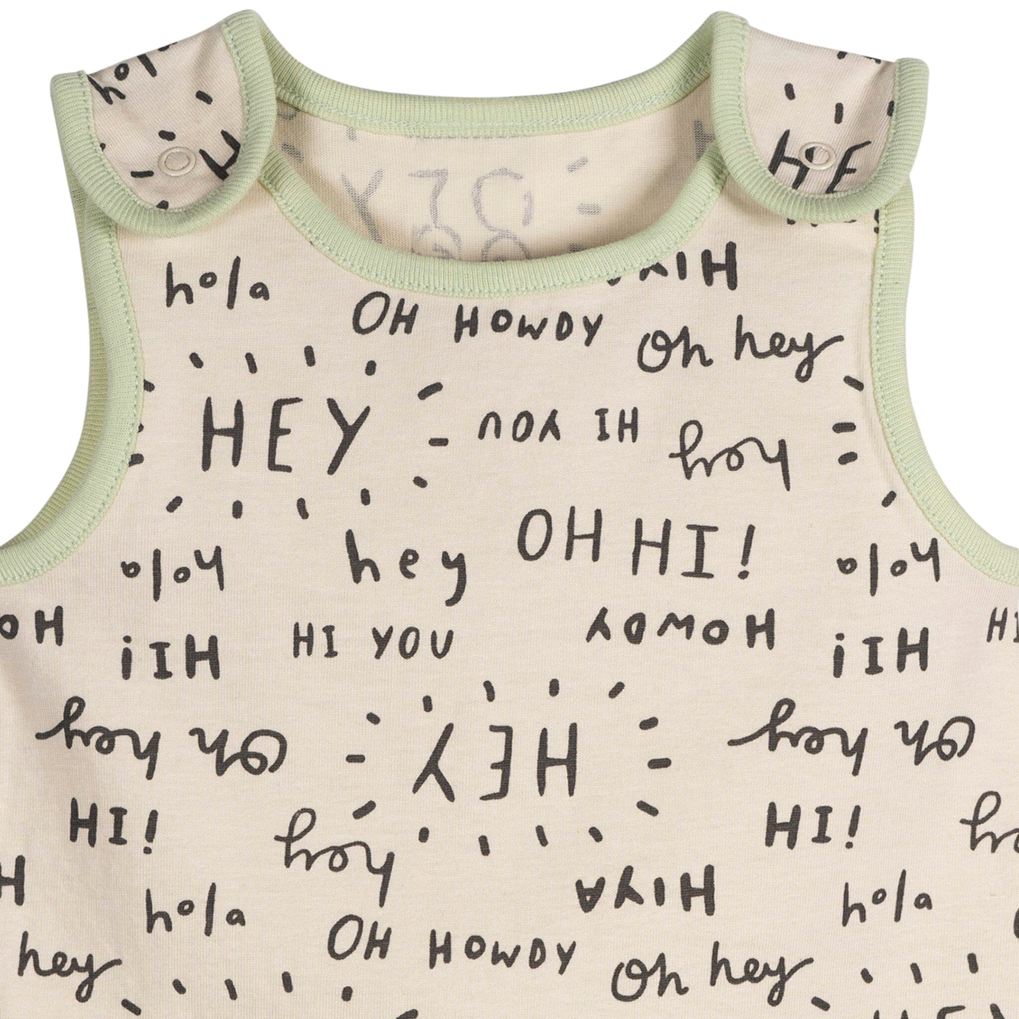 3-Pack Baby Neutral Hello Rompers rompers Onesies Brand 