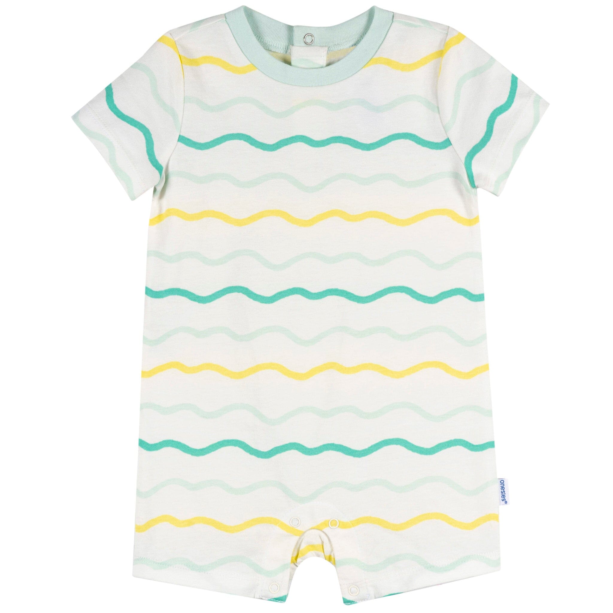 3-Pack Baby Neutral Smiles Rompers