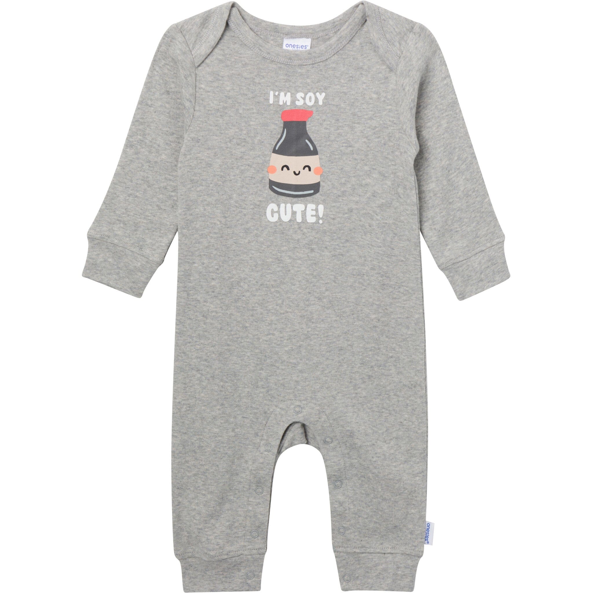 3-Pack Baby Neutral Soy Cute Lap Shoulder Footless Pajamas sleepwear Gerber® 