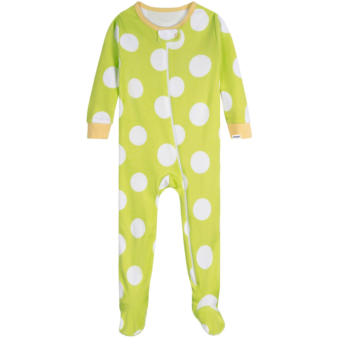 4-Pack Baby Girls Lemons Snug Fit Footed Pajamas – Gerber