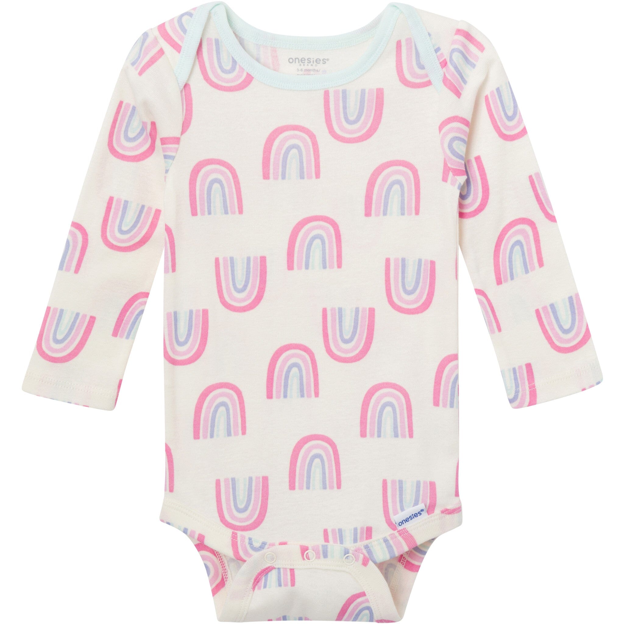 4-Piece Baby Girls Party Rainbow Onesies® Bodysuits and Pants outfits Gerber® 