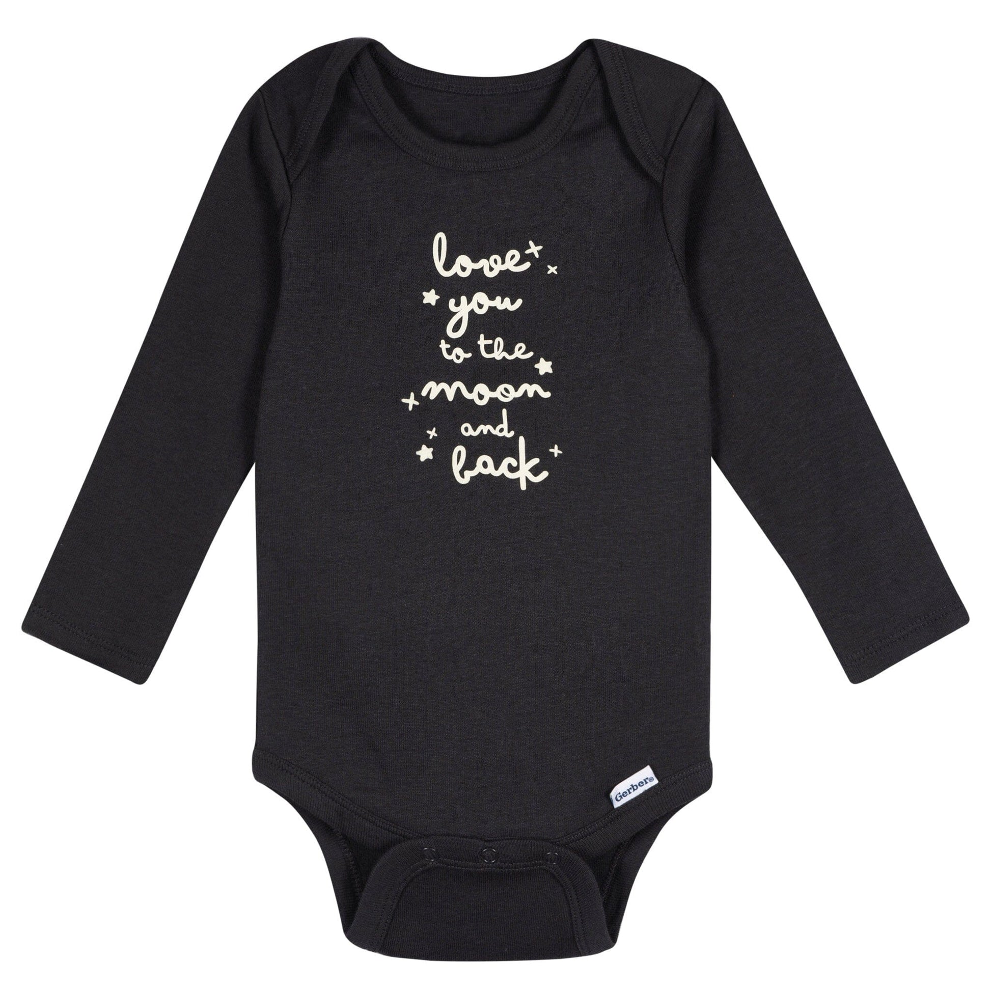 5-Pack Baby Boys Grey Heather Long Sleeve Bodysuits Onesies Bodysuits Gerber® 