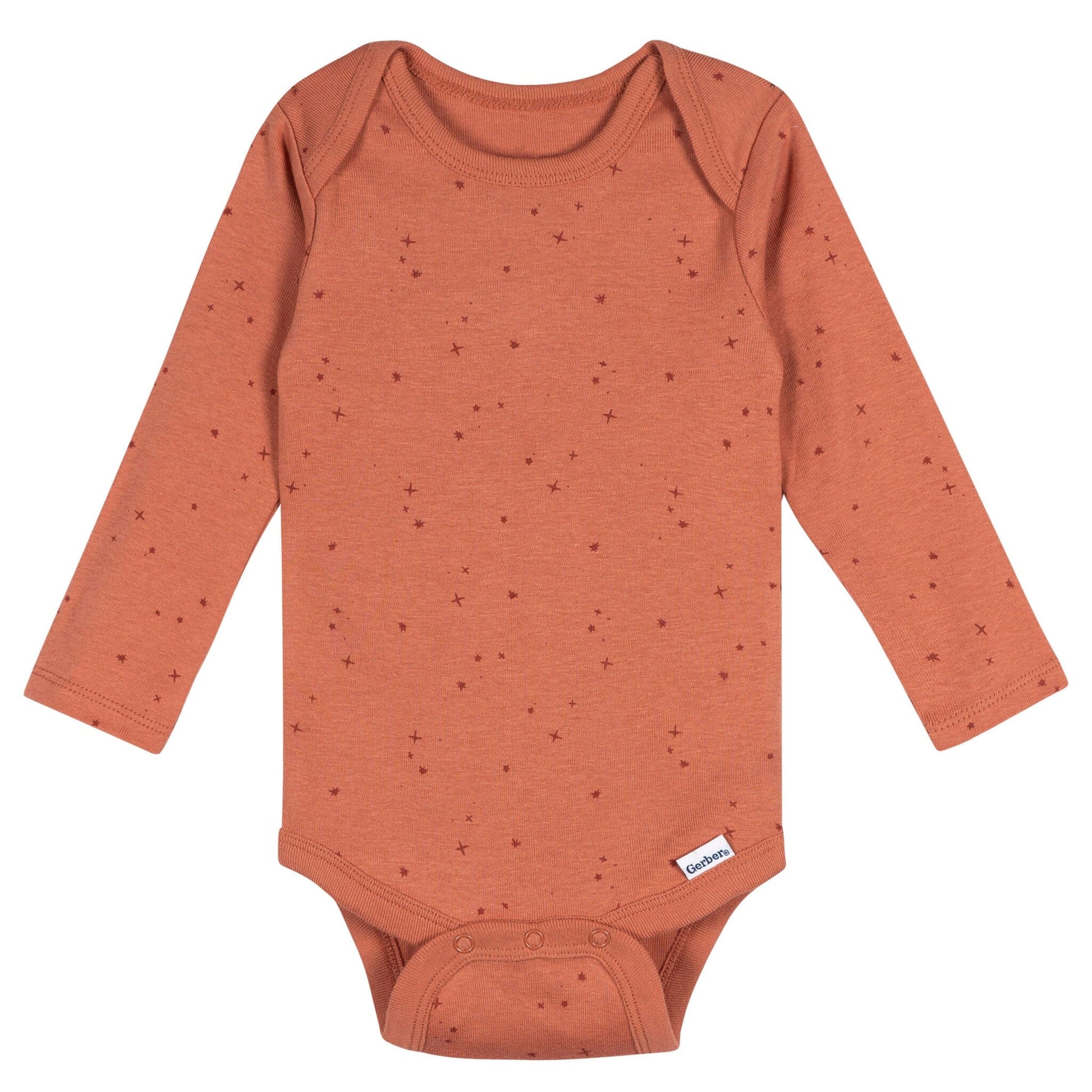 5-Pack Baby Boys Grey Heather Long Sleeve Bodysuits Onesies Bodysuits Gerber® 