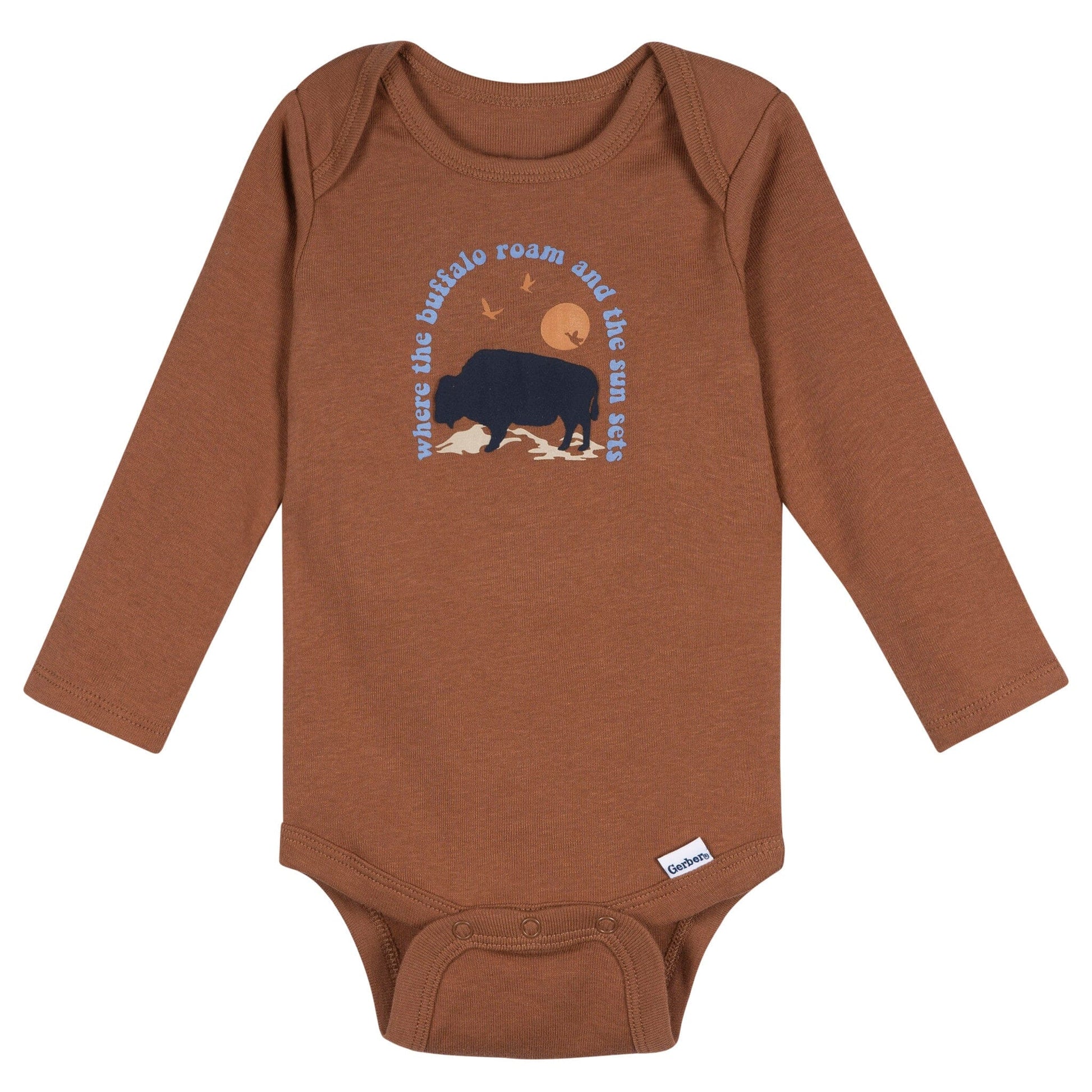 5-Pack Baby Boys Black Iris Long Sleeve Bodysuits Onesies Bodysuits Gerber® 