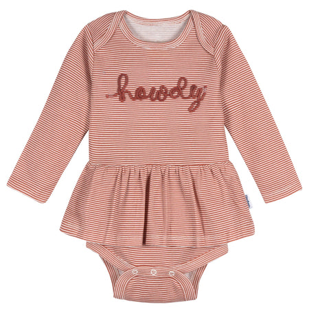 5-Pack Baby Girls Horses Long Sleeve Bodysuits