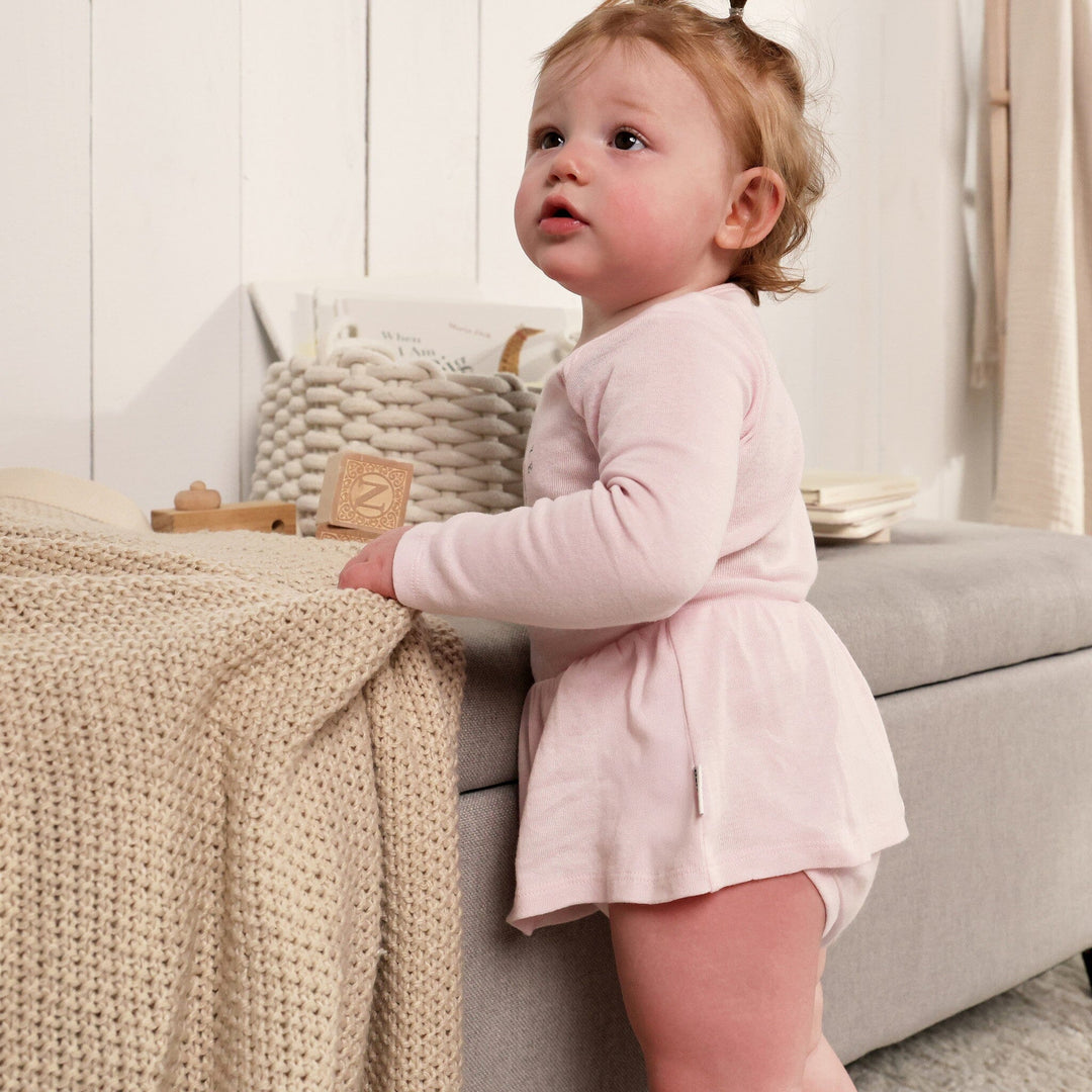 5-Pack Baby Girls Flowers Long Sleeve Bodysuits