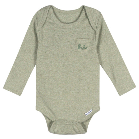 5-Pack Baby Neutral Fall Feels Long Sleeve Bodysuits