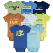 8-Pack Baby Boys Cool Kids Onesies® Bodysuits
