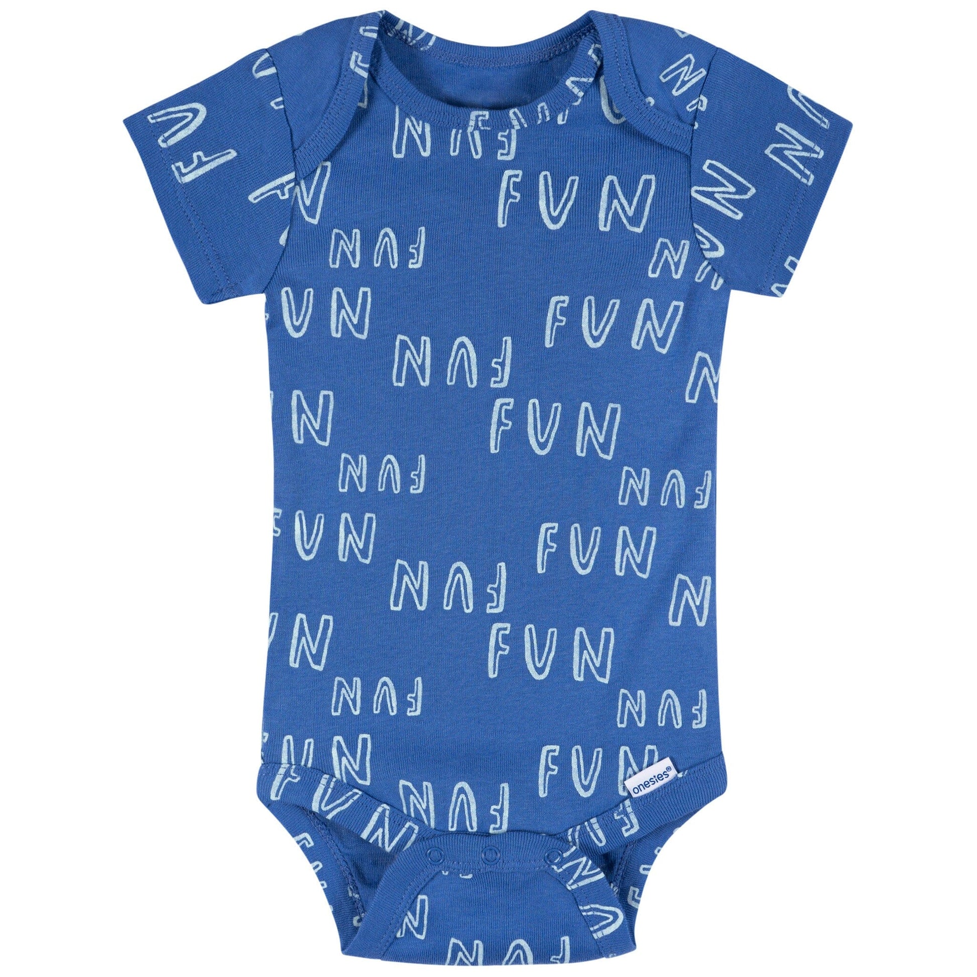 8-Pack Baby Boys Fun First Short Sleeve Onesies® Bodysuits onesies Onesies® Brand 