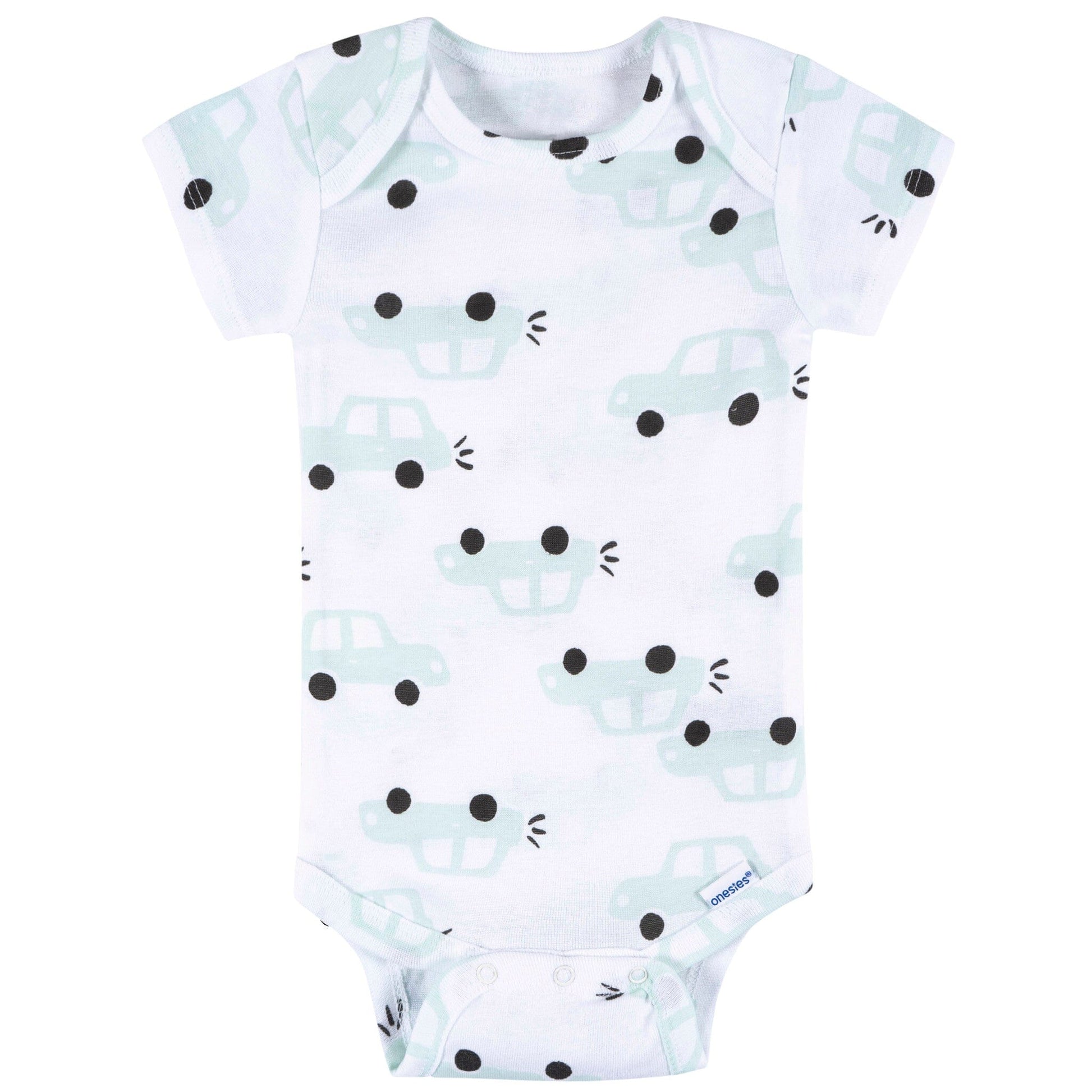 8-Pack Baby Boys Hello Friends Short Sleeve Onesies® Bodysuits onesies Onesies® Brand 