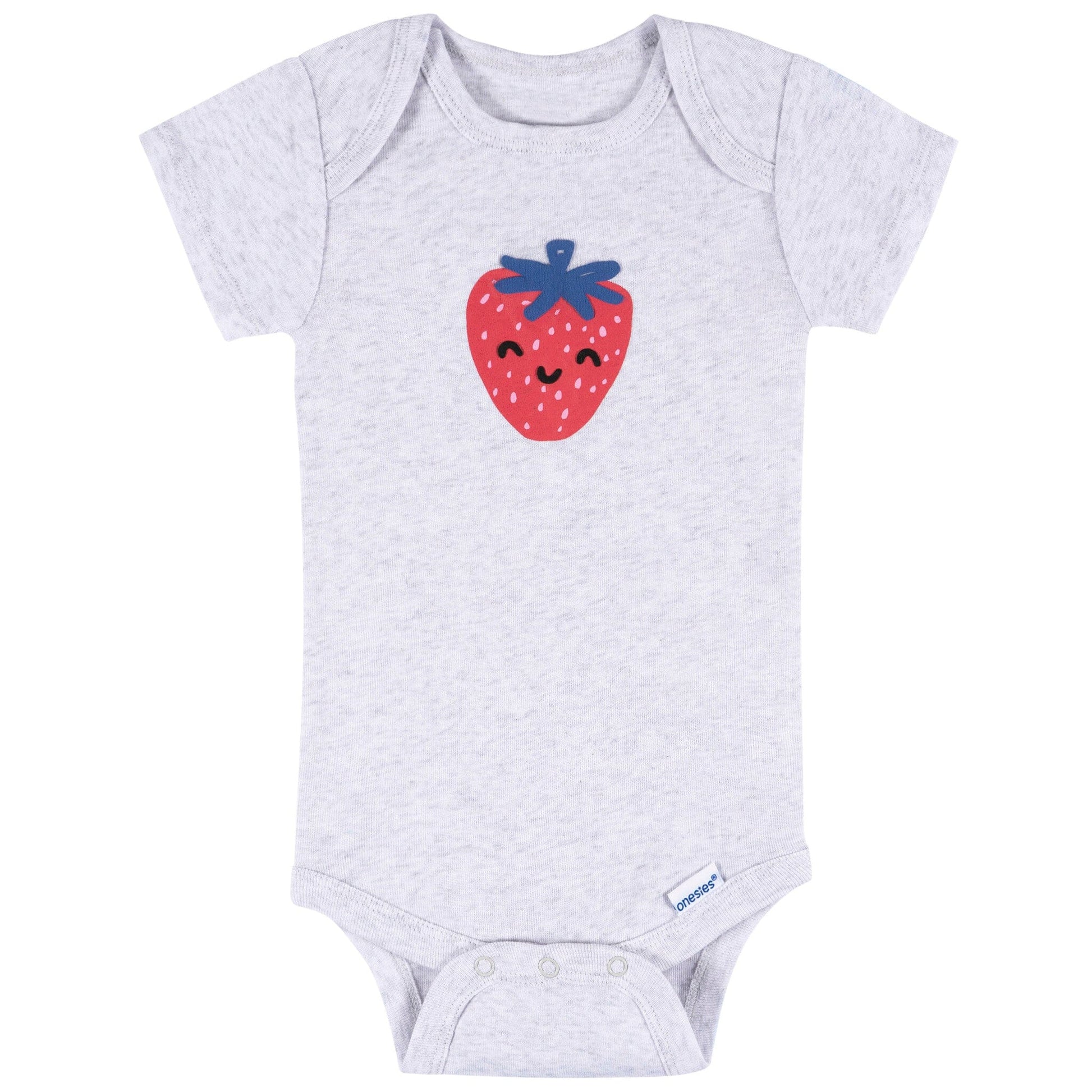 8-Pack Baby Girls Berry Happy Short Sleeve Onesies® Bodysuits Onesies® Brand 