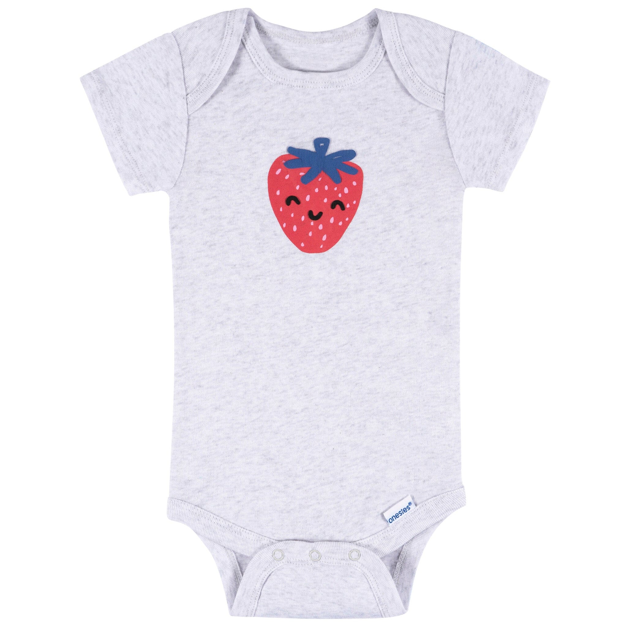 8-Pack Baby Girls Berry Happy Short Sleeve Onesies® Bodysuits Onesies® Brand 