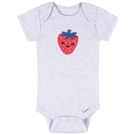 8-Pack Baby Girls Berry Happy Short Sleeve Onesies® Bodysuits