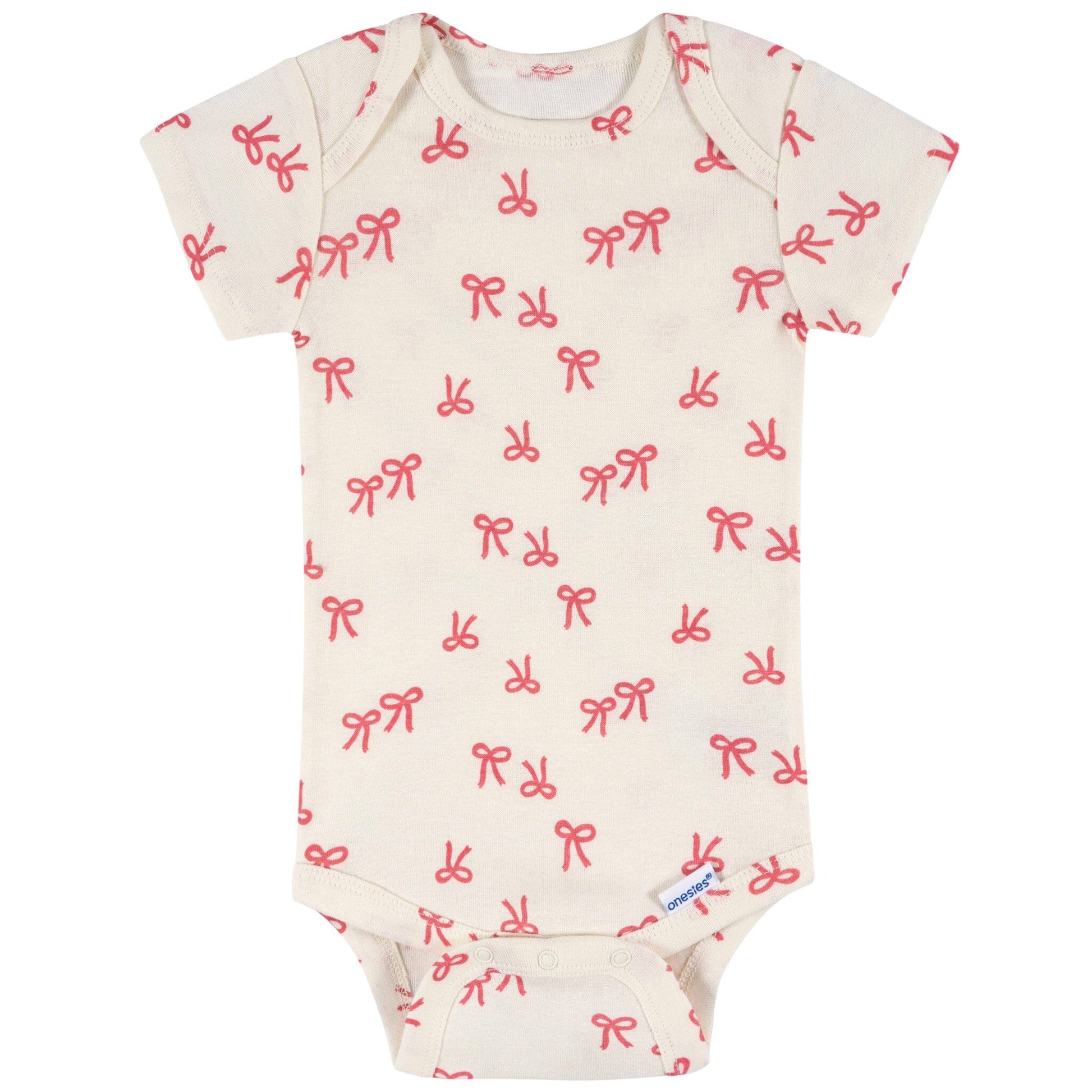 8-Pack Baby Girls Berry Happy Short Sleeve Onesies® Bodysuits Onesies® Brand 