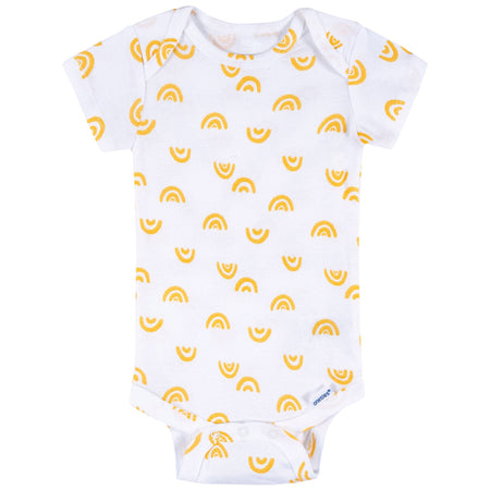 8-Pack Baby Girls Cool Snacks Short Sleeve Onesies® Bodysuits