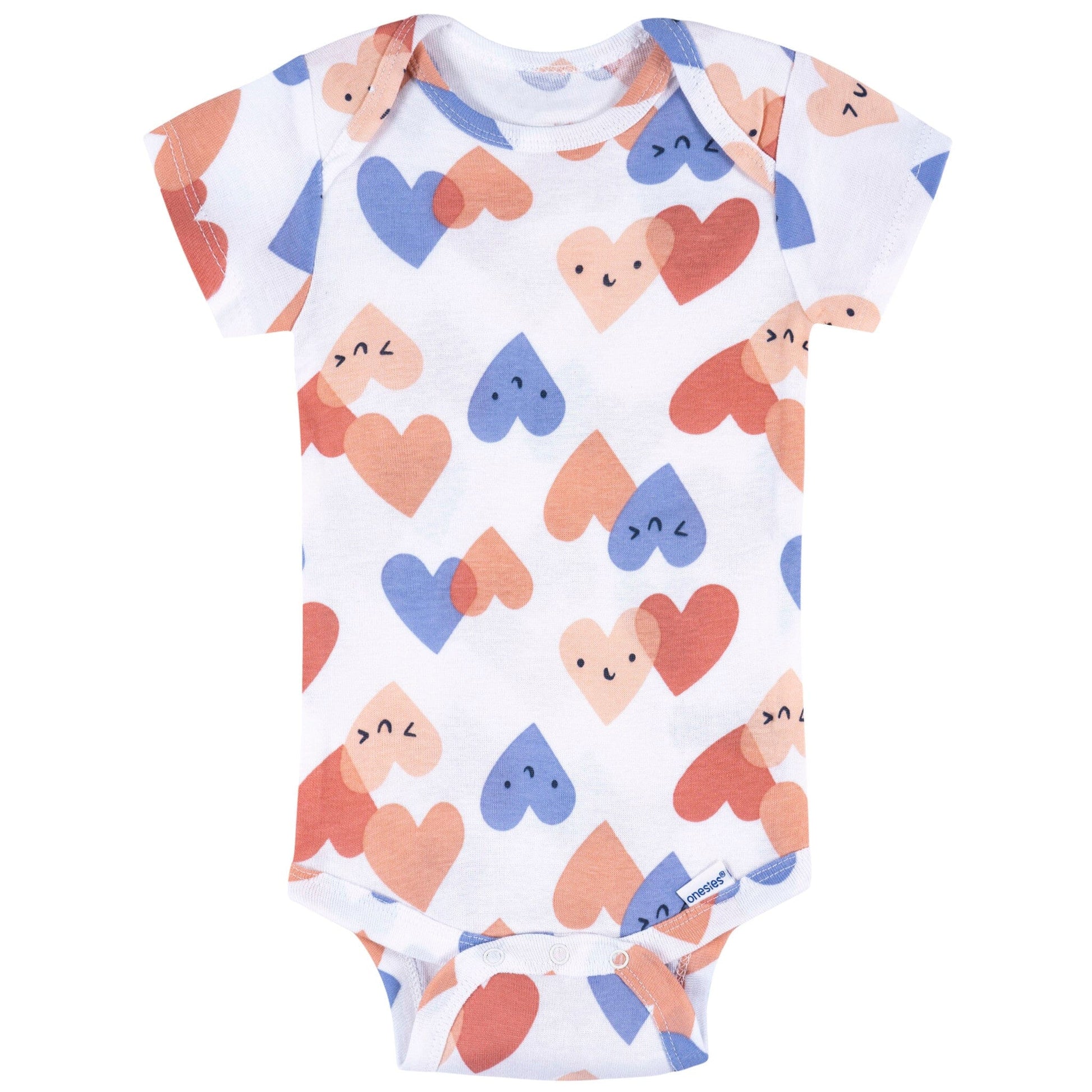 8-Pack Baby Girls Cool Snacks Short Sleeve Onesies® Bodysuits onesies Onesies® Brand 