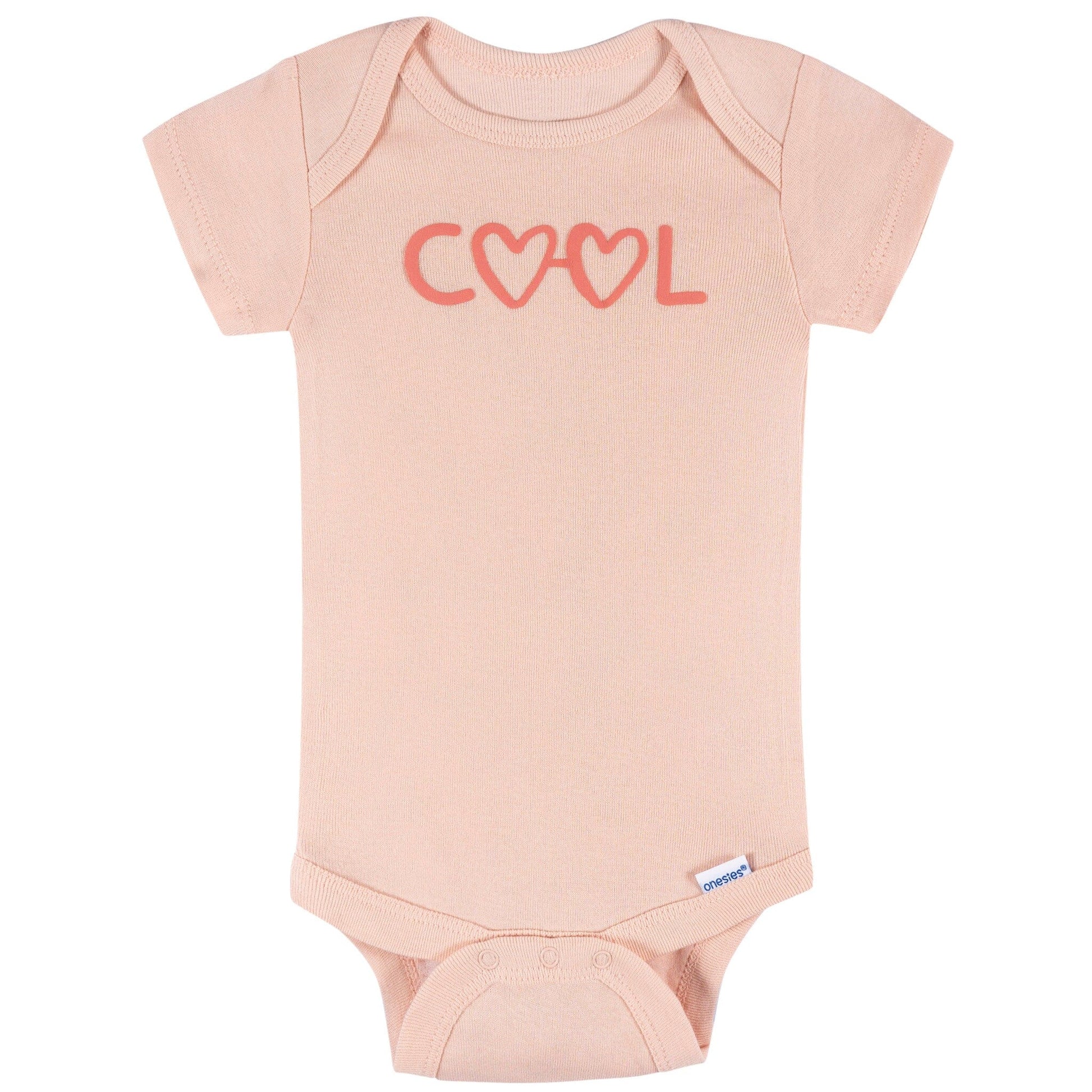 8-Pack Baby Girls Cool Snacks Short Sleeve Onesies® Bodysuits onesies Onesies® Brand 