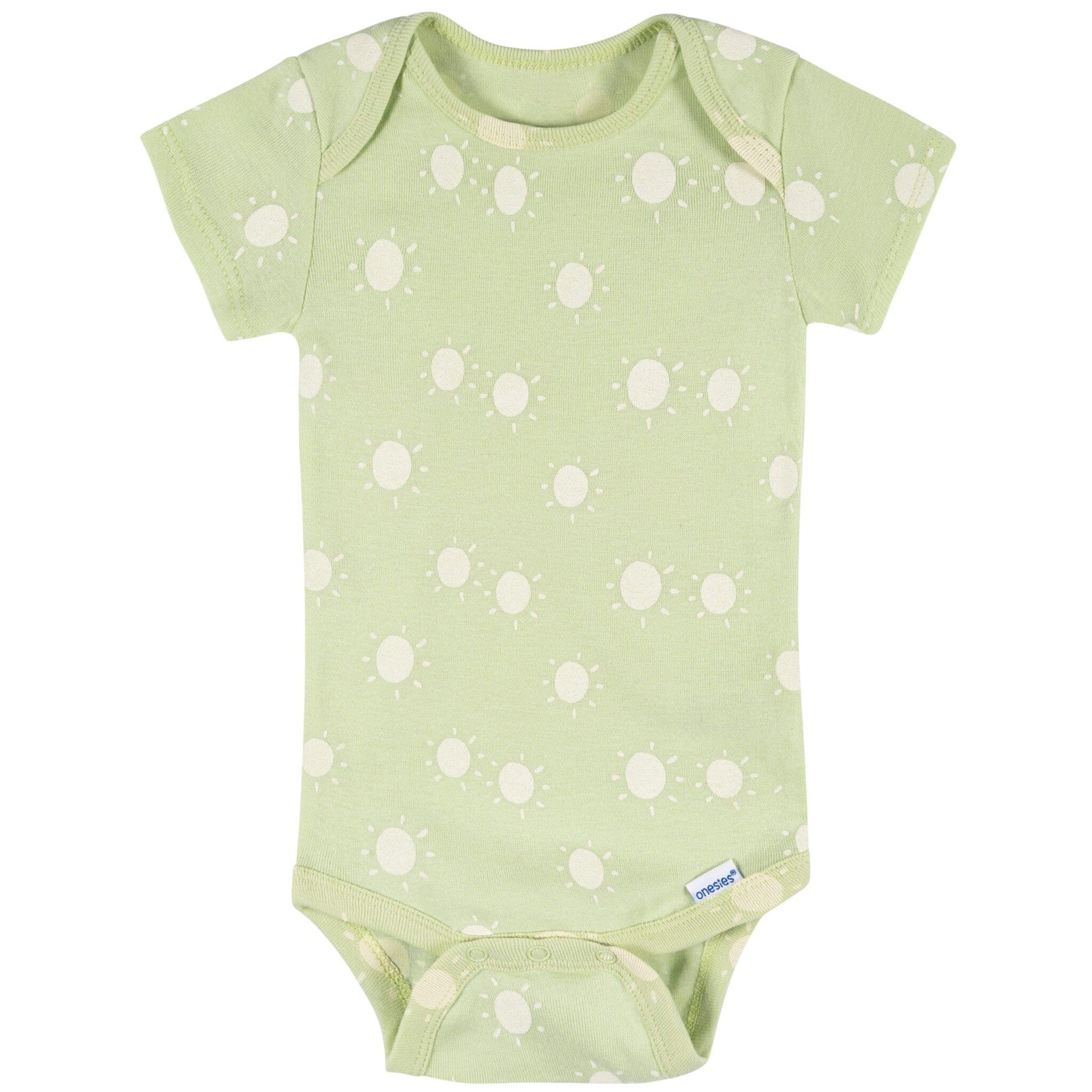 8-Pack Baby Girls Good Days Short Sleeve Onesies® Bodysuits onesies Onesies® Brand 