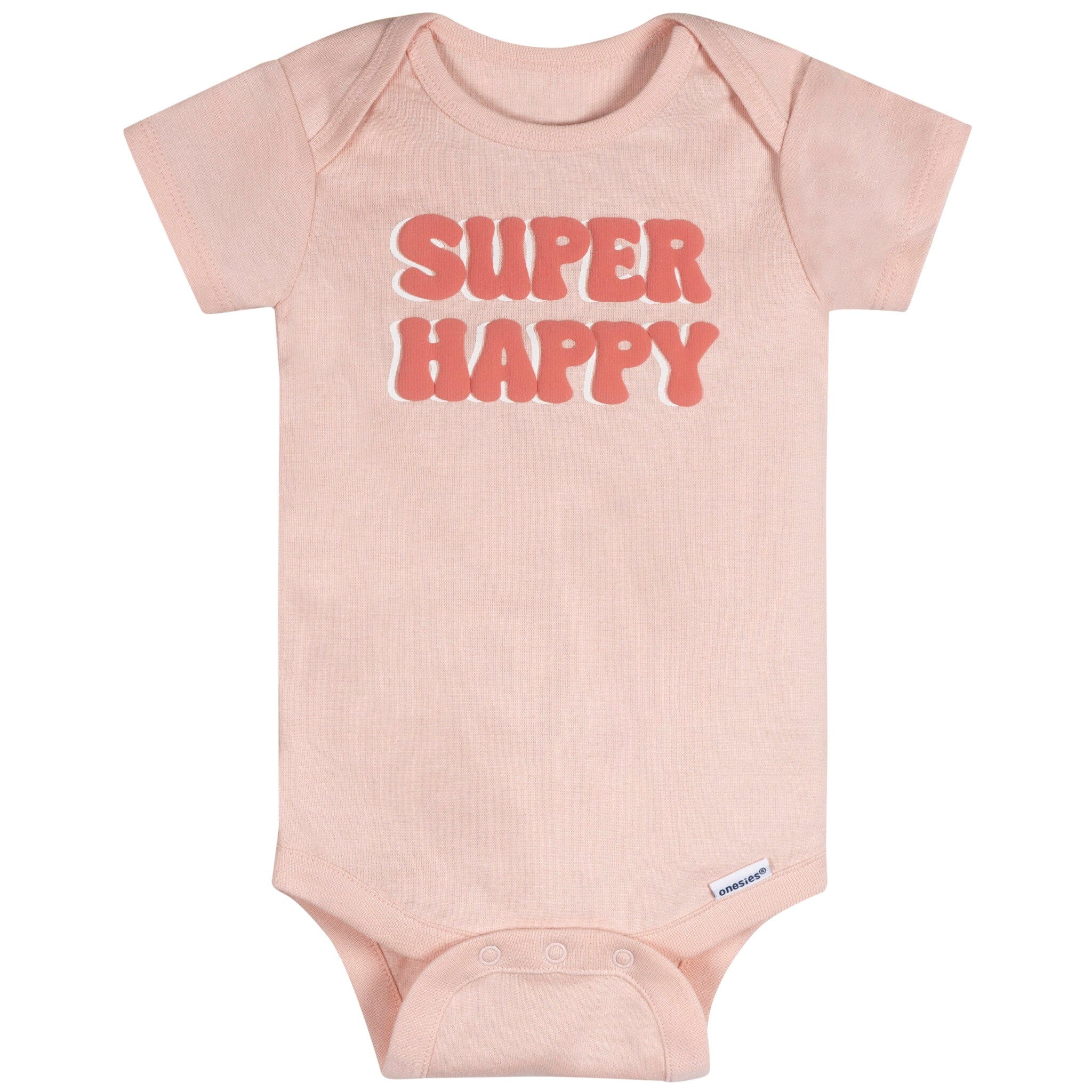 8-Pack Baby Girls Super Happy Onesies® Bodysuits