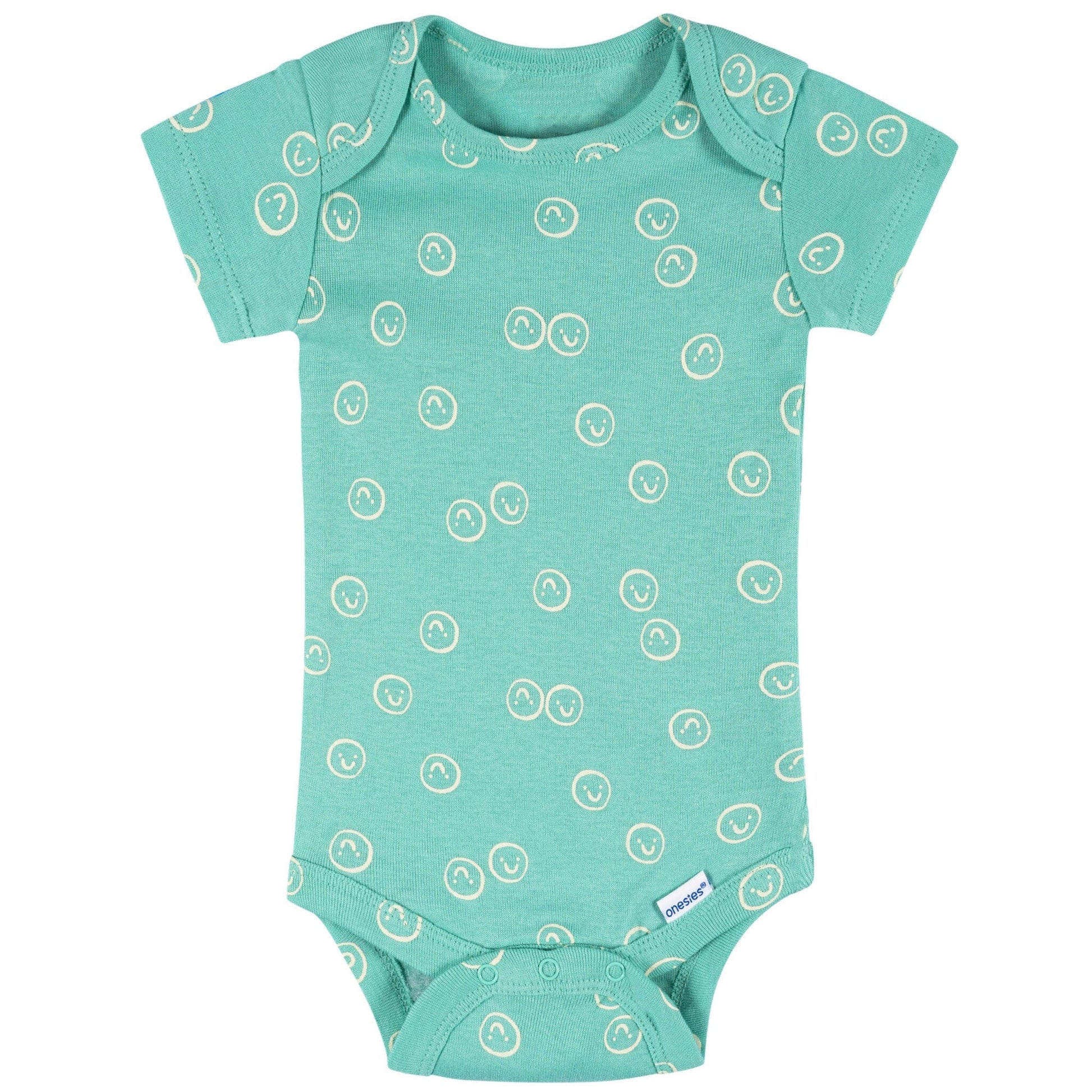 8-Pack Baby Neutral Awesome Stars Short Sleeve Onesies® Bodysuits onesies Onesies® Brand 