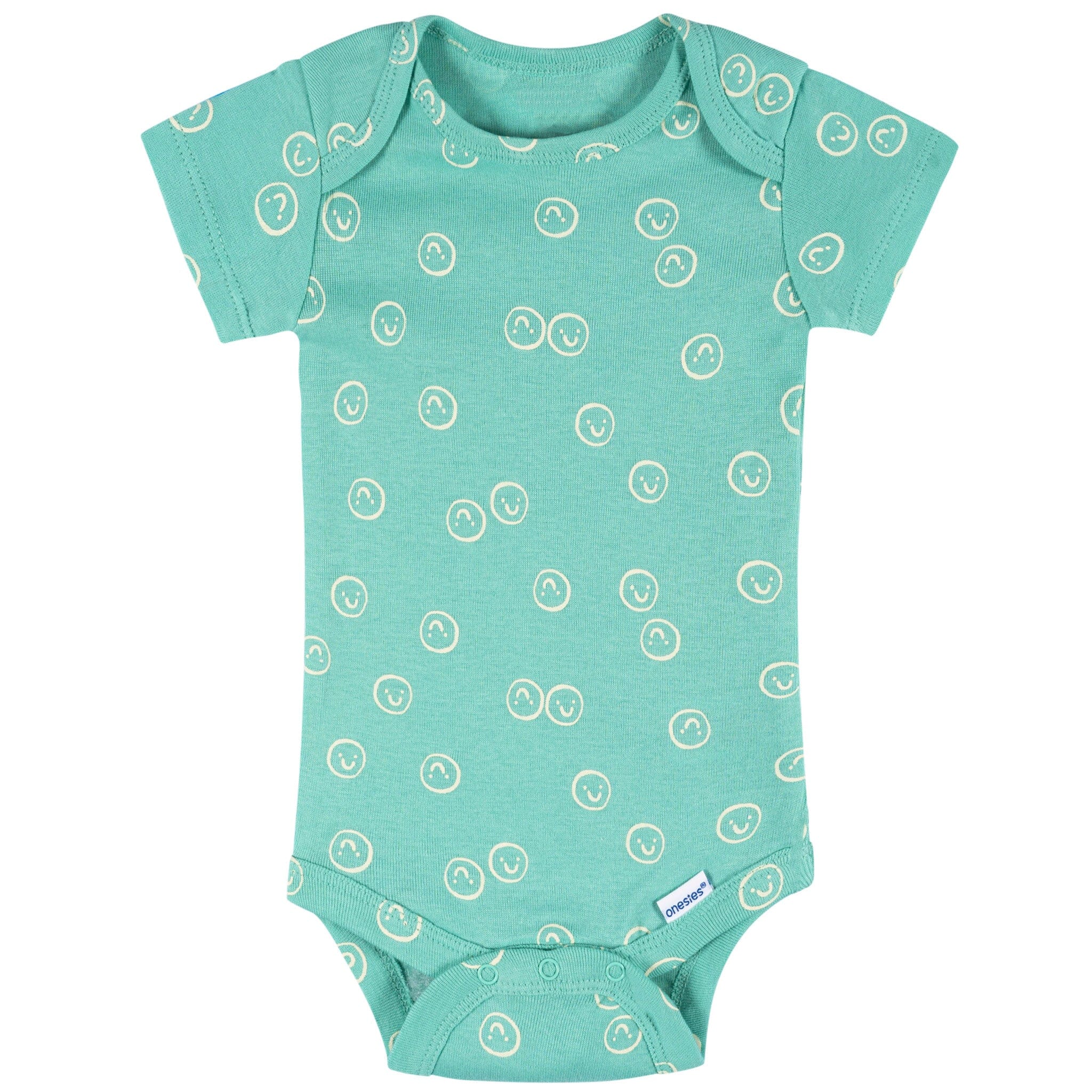 8-Pack Baby Neutral Awesome Stars Short Sleeve Onesies® Bodysuits onesies Onesies® Brand 