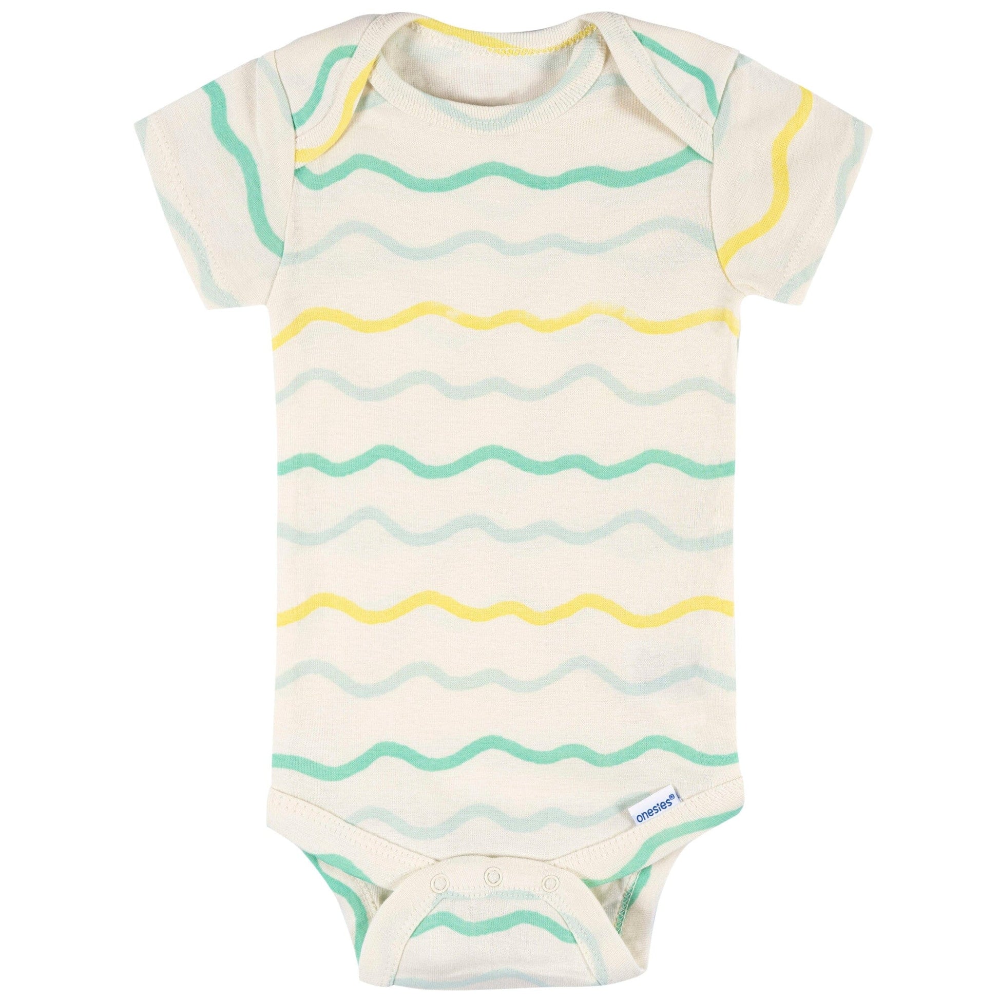 8-Pack Baby Neutral Awesome Stars Short Sleeve Onesies® Bodysuits onesies Onesies® Brand 