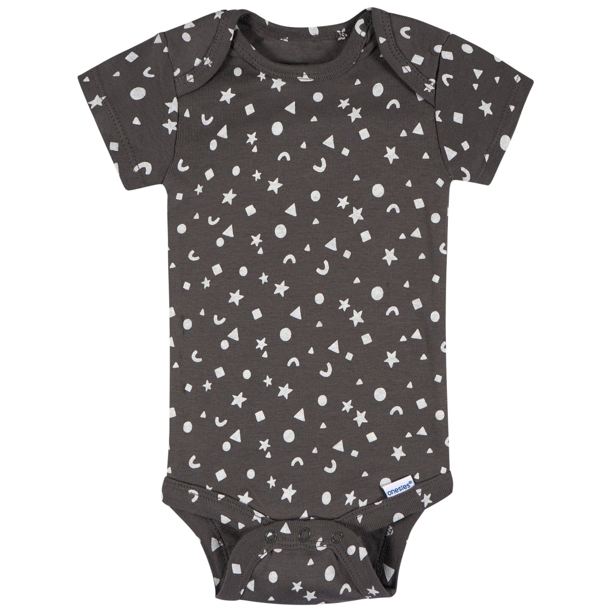 8-Pack Baby Neutral Awesome Stars Short Sleeve Onesies® Bodysuits onesies Onesies® Brand 