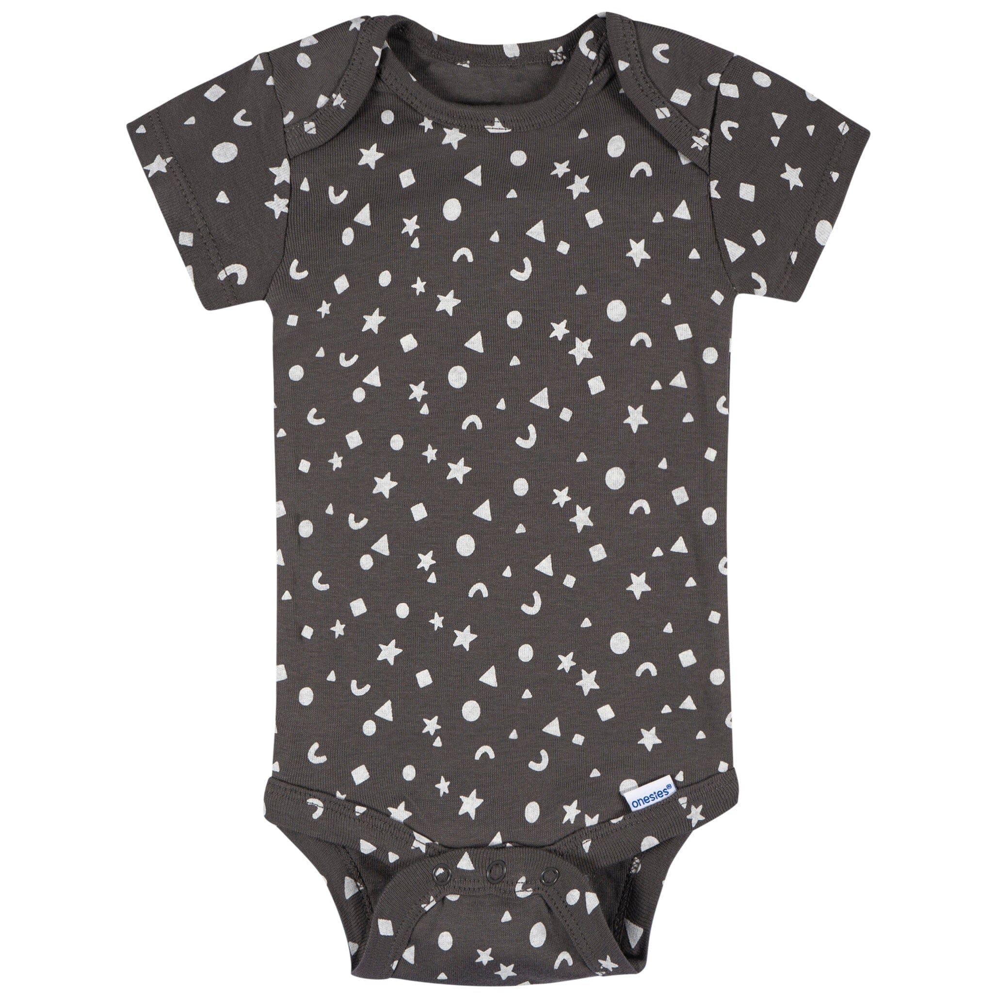 8-Pack Baby Neutral Awesome Stars Short Sleeve Onesies® Bodysuits onesies Onesies® Brand 