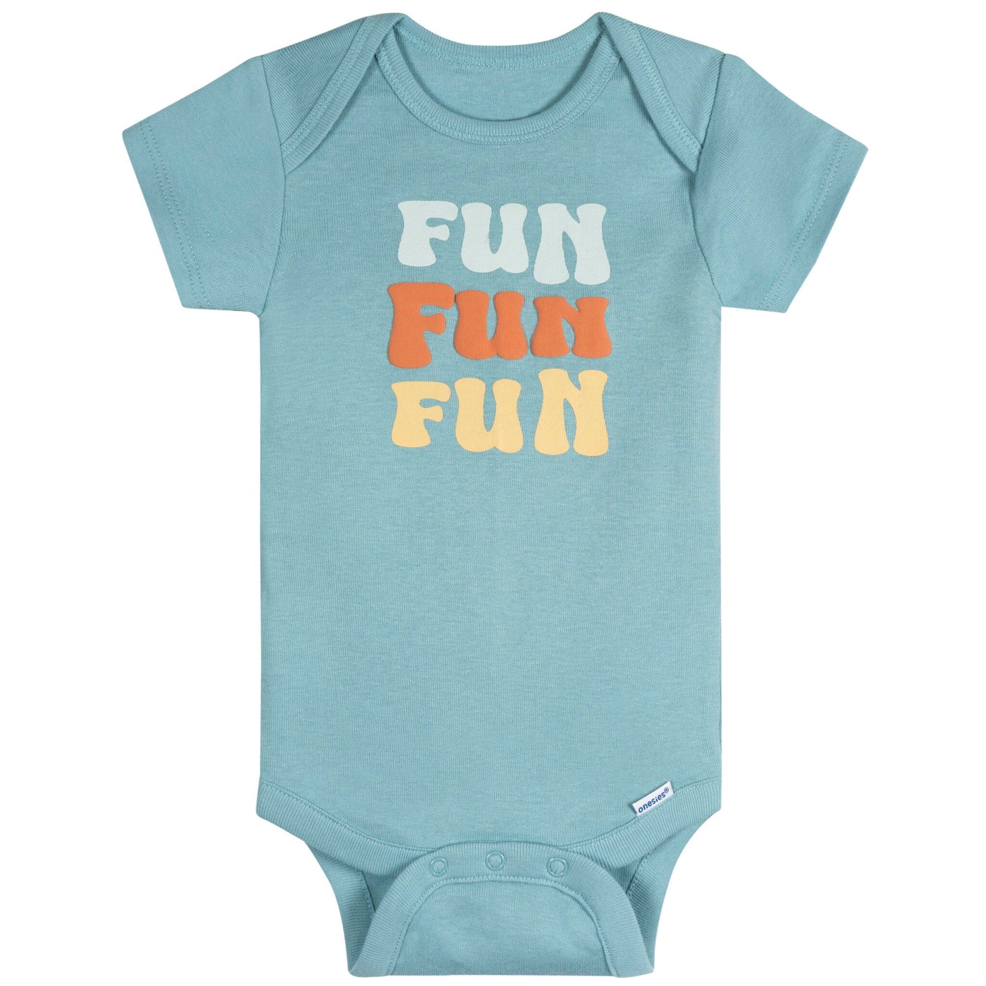 8-Pack Baby Neutral Fun Fun Fun Onesies® Bodysuits