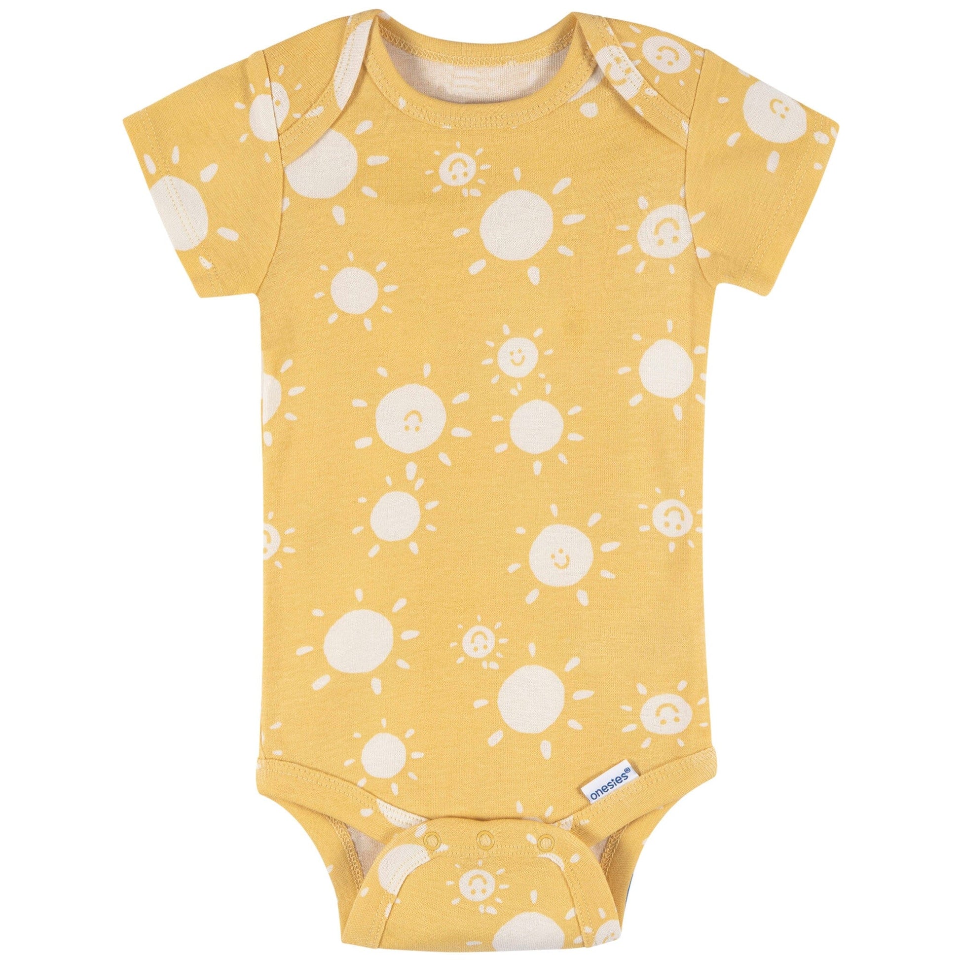 8-Pack Baby Neutral Hello Naptime Short Sleeve Onesies® Bodysuits onesies Onesies® Brand 