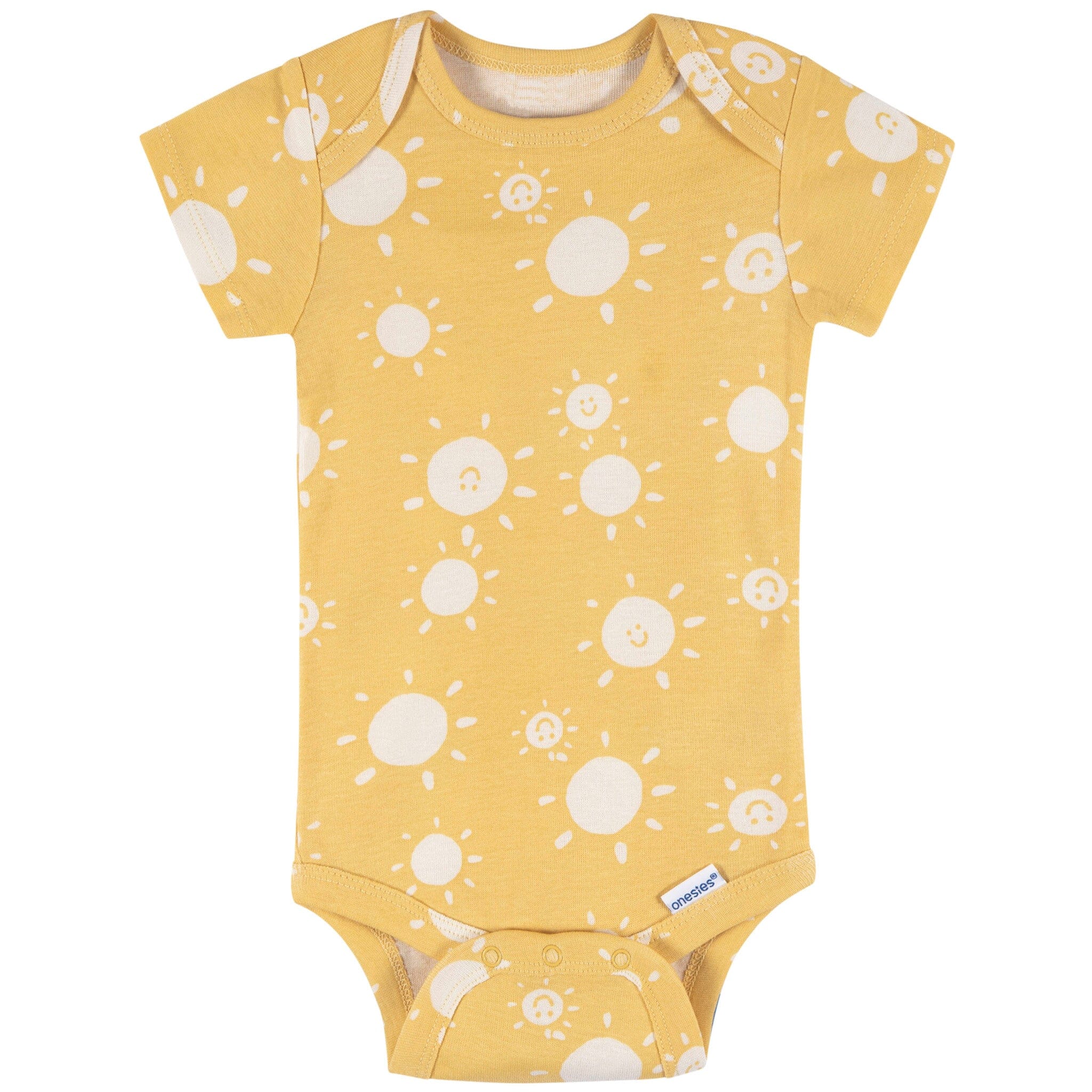 8-Pack Baby Neutral Hello Naptime Short Sleeve Onesies® Bodysuits onesies Onesies® Brand 