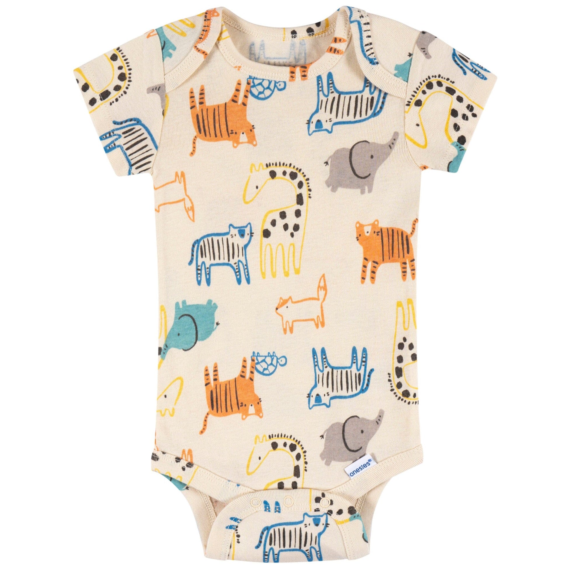 8-Pack Baby Neutral Hello Naptime Short Sleeve Onesies® Bodysuits onesies Onesies® Brand 