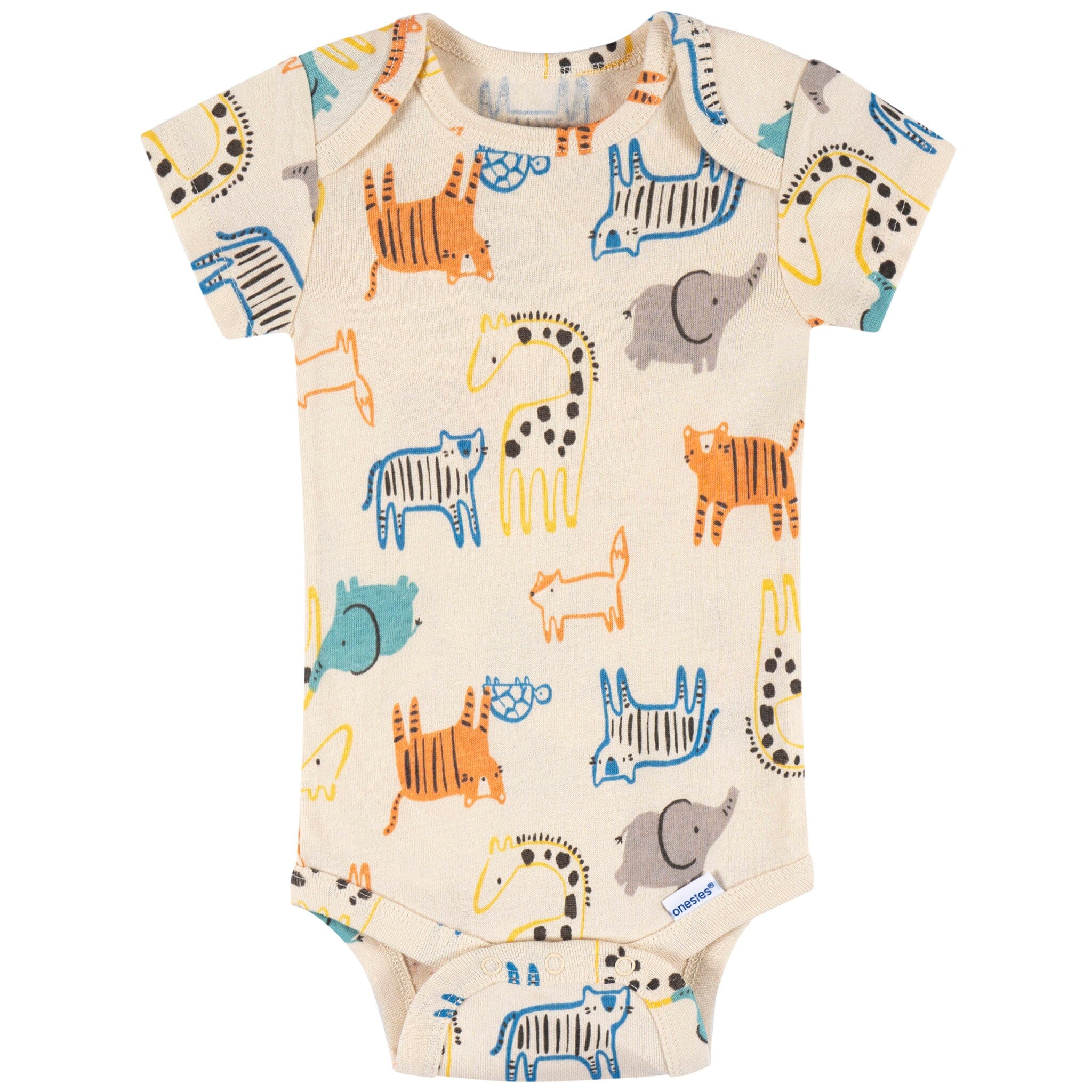 8-Pack Baby Neutral Hello Naptime Short Sleeve Onesies® Bodysuits onesies Onesies® Brand 